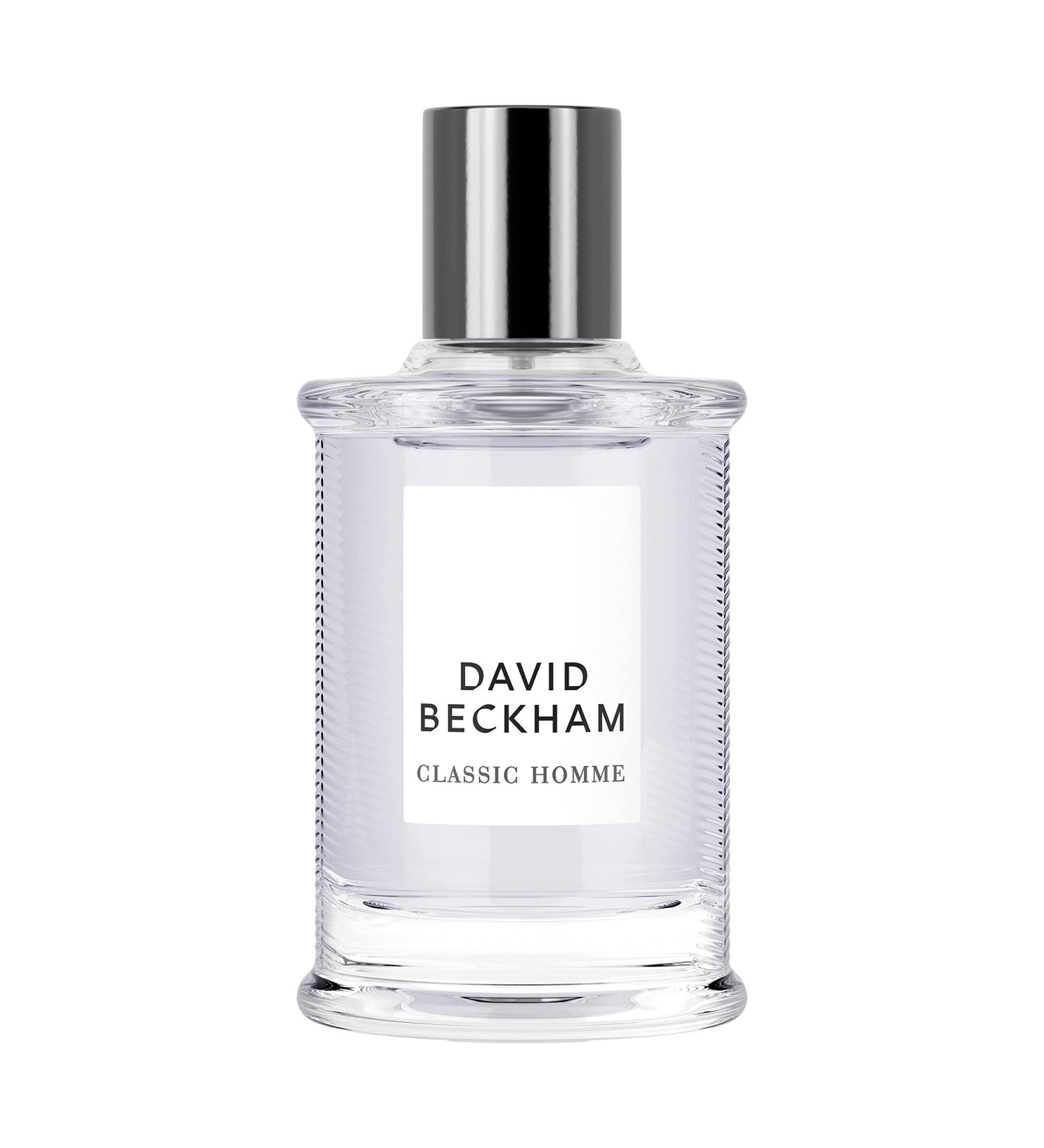 David Beckham Classic Homme Eau de Toilette 1.6 fl oz (Pack of 1) Notes of Pink Grapefruit Cashmere Wood and Mahogany Wood Men's Fragrance Long Lasting Everyday Fragrance Travel Size Spicy Scent 1.6 Fl Oz (Pack of 1)