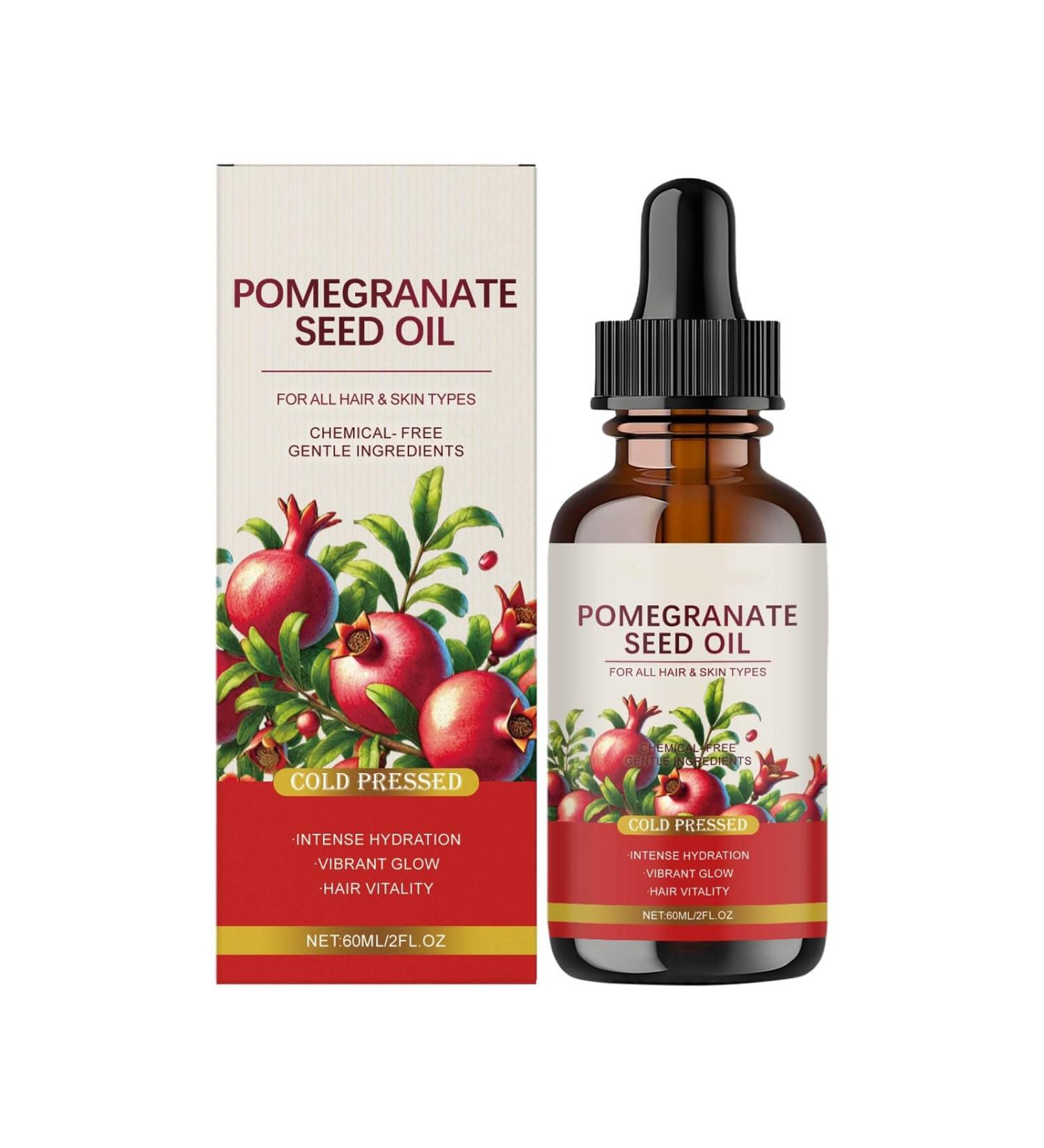 Huile de p pins de grenade 100 % huile de graines de grenade press e froid s rum pour le visage cosm tique naturel am liore l' lasticit de la peau favorise des cheveux sains - Buy Online on GoSupps.com