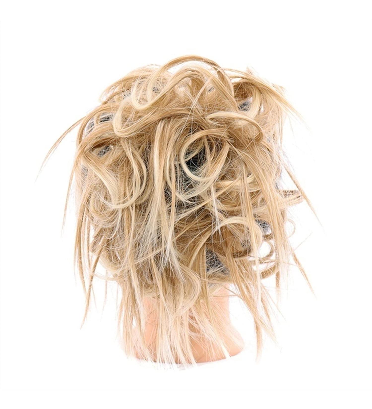 Messy Bun Hair Piece for Women Synthetic Tousled Updo Messy Bun Hair Pieces Hair Scrunchies Extensions with Elastic Band Ponytails Hair Extensions for Women Fake Hair Accessories for Women Girls 27T613 - Buy Online on GoSupps.com