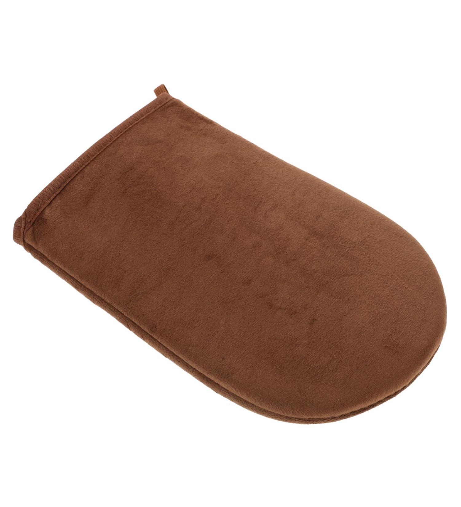 Moufles Autobronzant Floqu Noir Bords Droits Applicateur R utilisable pour Corps et Dos Outil Doux pour Application Uniforme de Lotion Autobronzante Kit Pratique - Buy Online on GoSupps.com