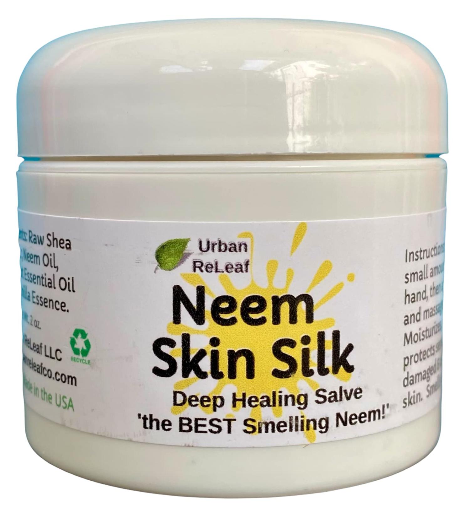 Urban ReLeaf Neem Skin Silk Healing Salve - Vegan Ayurvedic Formula for Dry Skin - Buy Online on GoSupps.com