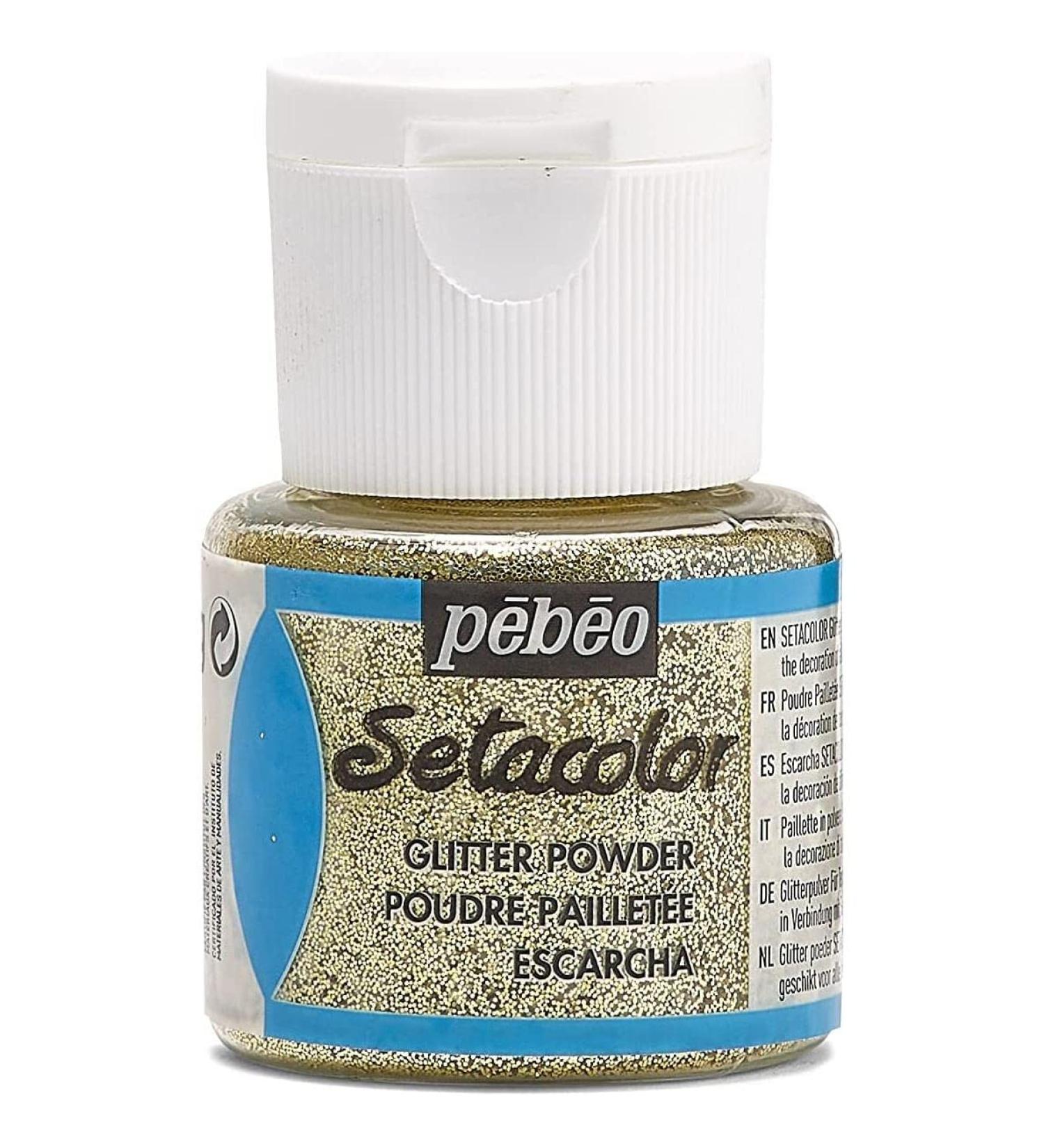 P B O Auxiliary Setacolor 1 Bottle Gold Glitter Powder 10 g - Buy Online on GoSupps.com