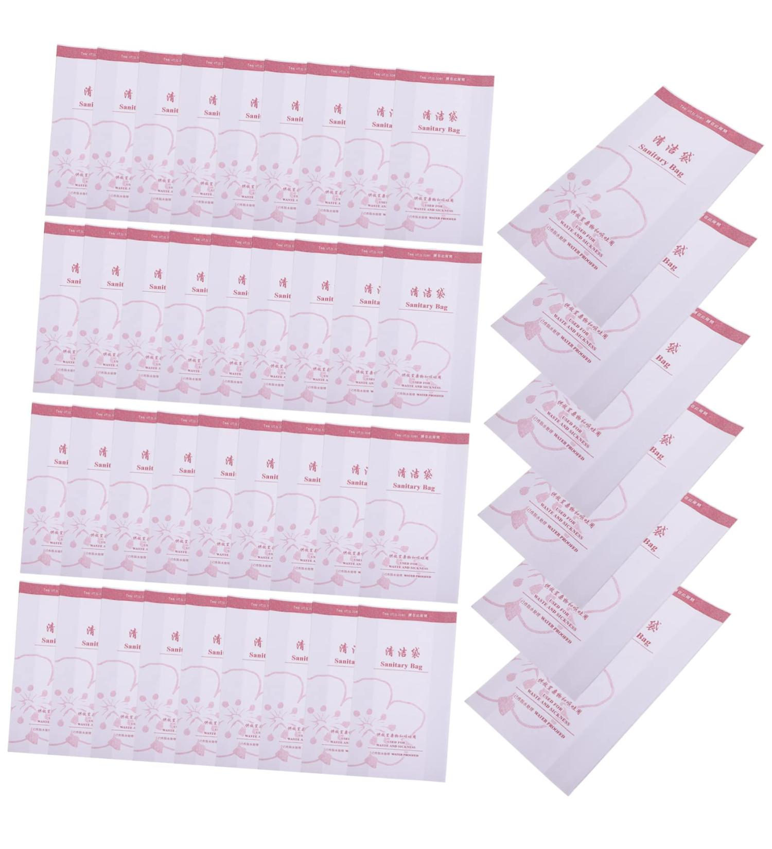 PLAFOPE Car Trash Bag 100pcs Disposable Seal Paper Garbage Bag 23x12.5cm - Buy Online on GoSupps.com