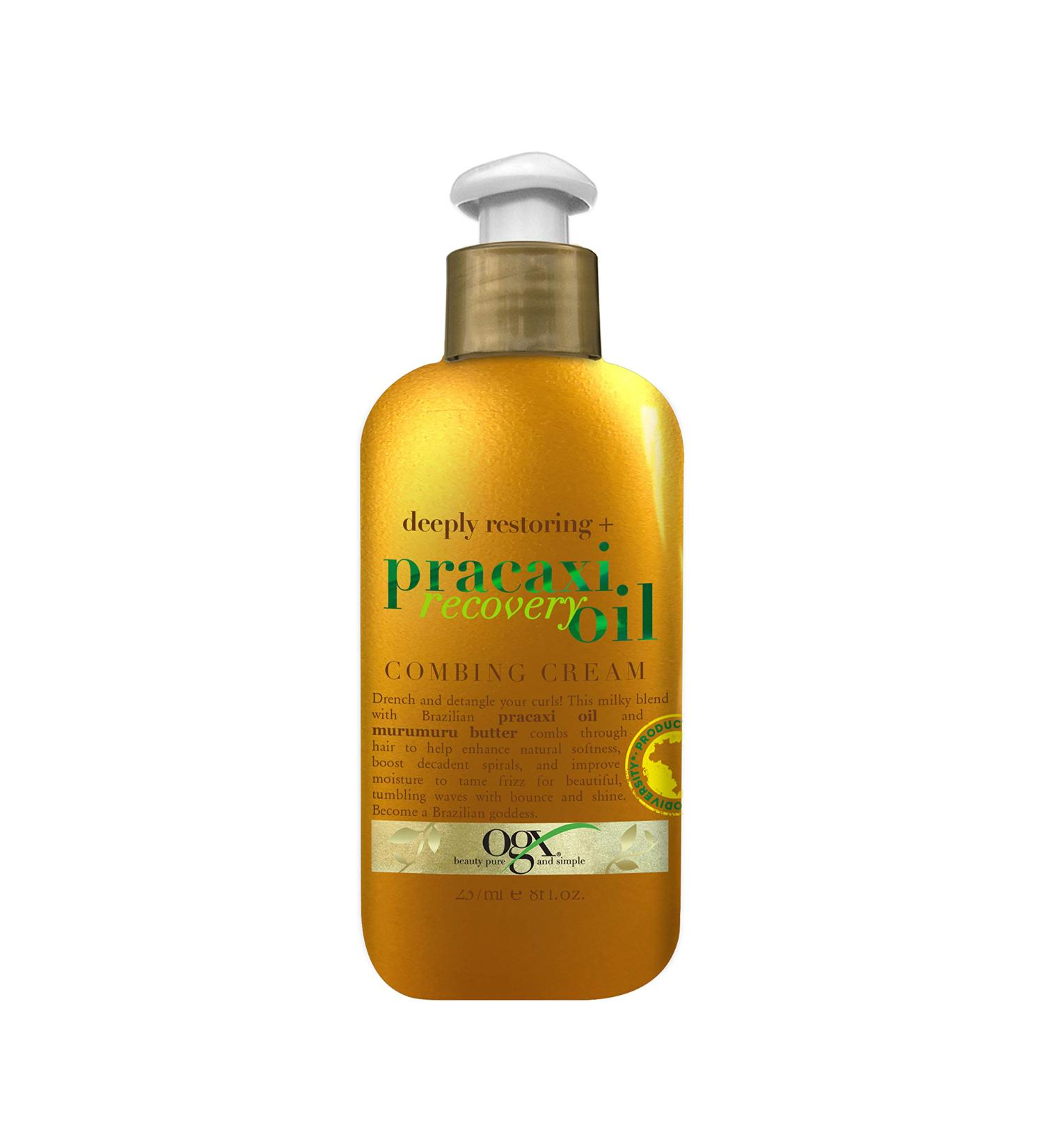 OGX AntiFrizz LeaveIn Combing Cream with Pracaxi Recovery Oil & Murumuru Butter - 8 Fl Oz - Buy Online on GoSupps.com