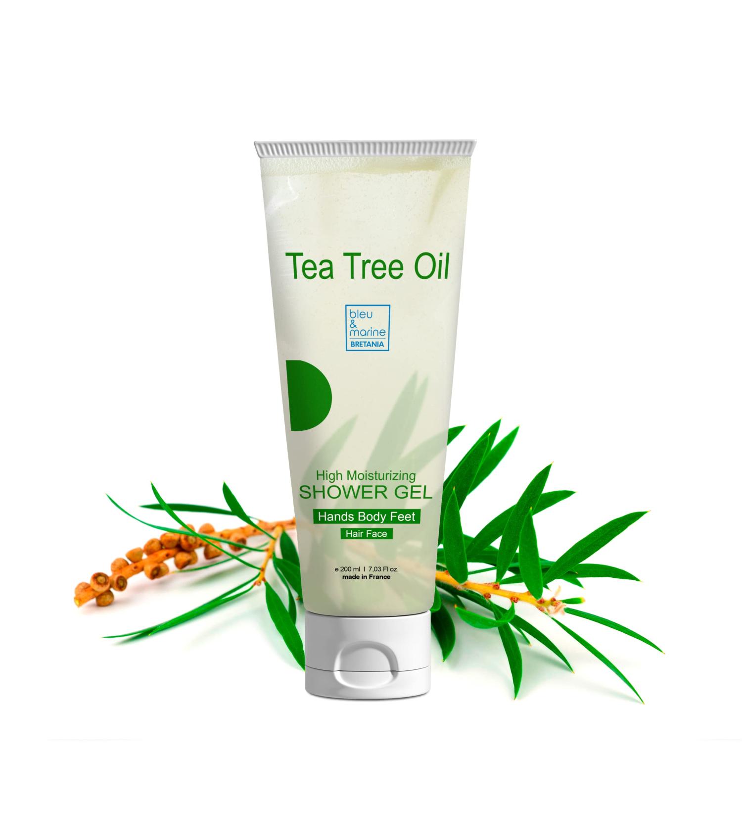  bleu & marine Bretania All-in-One Cleansing Gel 200ml Shower Gel Bath Soap Shampoo Face Wash for Oily Skin Hair Body Odors Pores Sweat - Buy Online on GoSupps.com