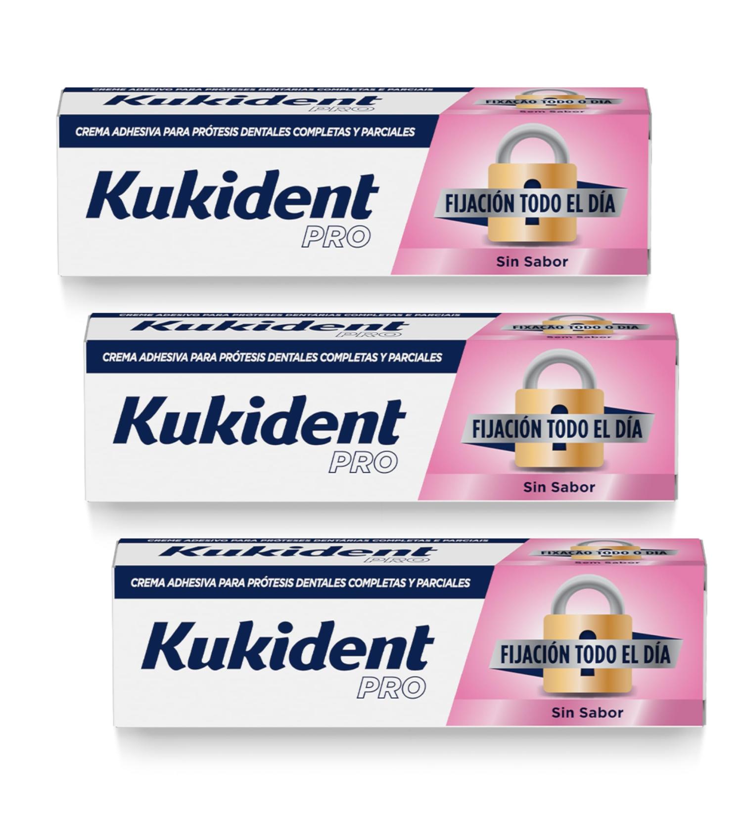 Kukident Pro Complete Cr me adh sive pour proth ses dentaires neutre lot de 3 - Buy Online on GoSupps.com
