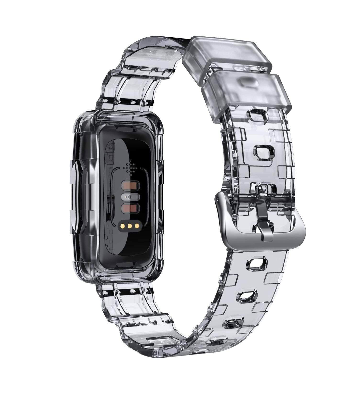 ANCOOL Clear Protective Case Band for Fitbit Inspire 2 - Black - Buy Online on GoSupps.com