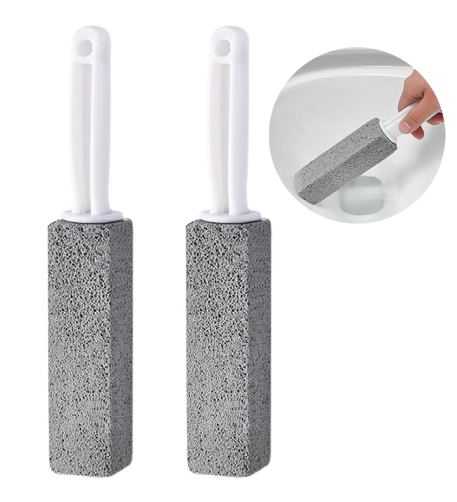 Zuofan Pumice Stone Cleaning Tool - 2 Piece Toilet Cleaner with Handle Effective Toilet Stain Remover & Brush Replacement - Buy Online on GoSupps.com
