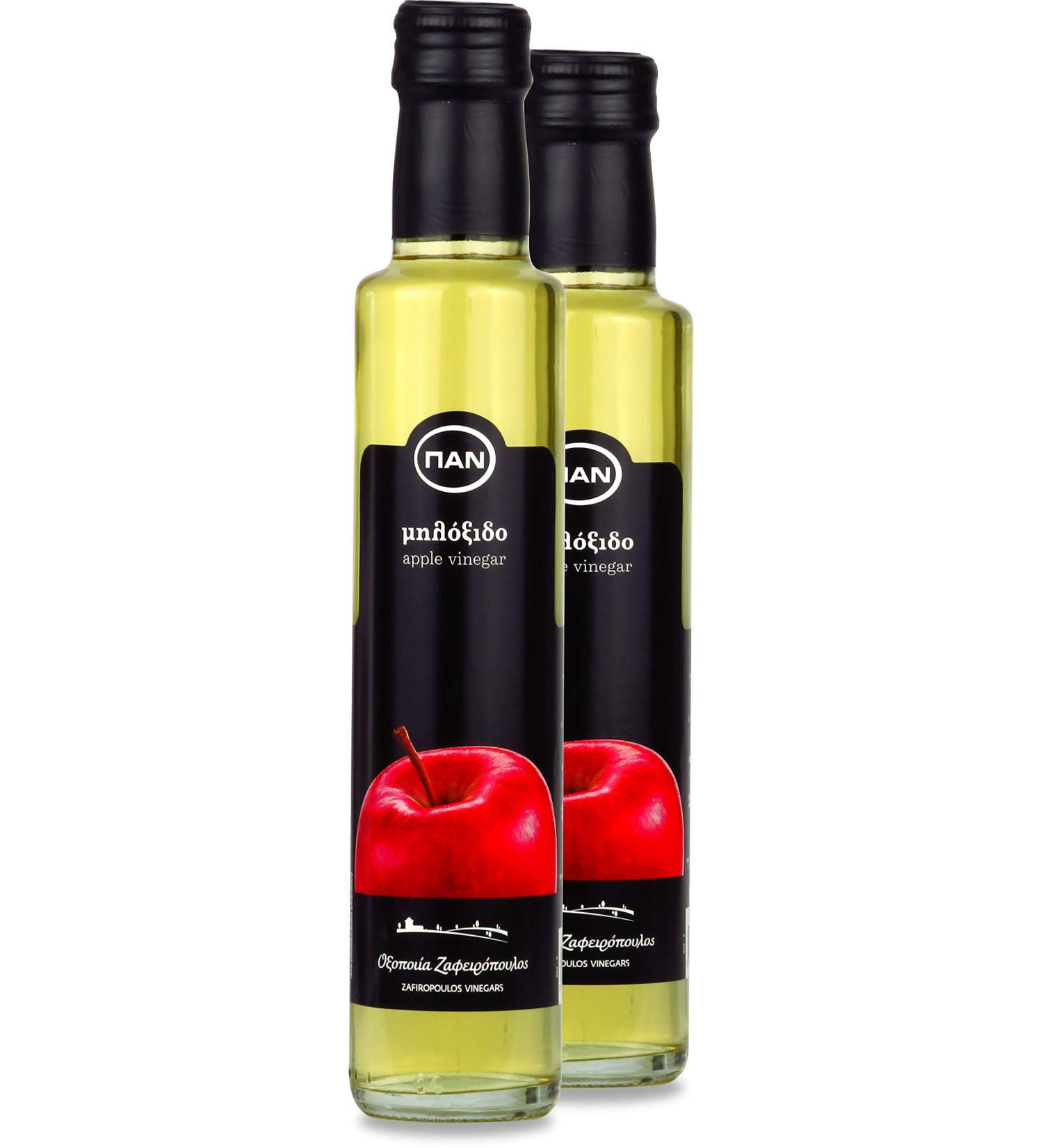  PAN Premium Apple Vinegar from Greece Untreated Apple Vinegar Gluten Free 2 x 250 ml - Buy Online on GoSupps.com