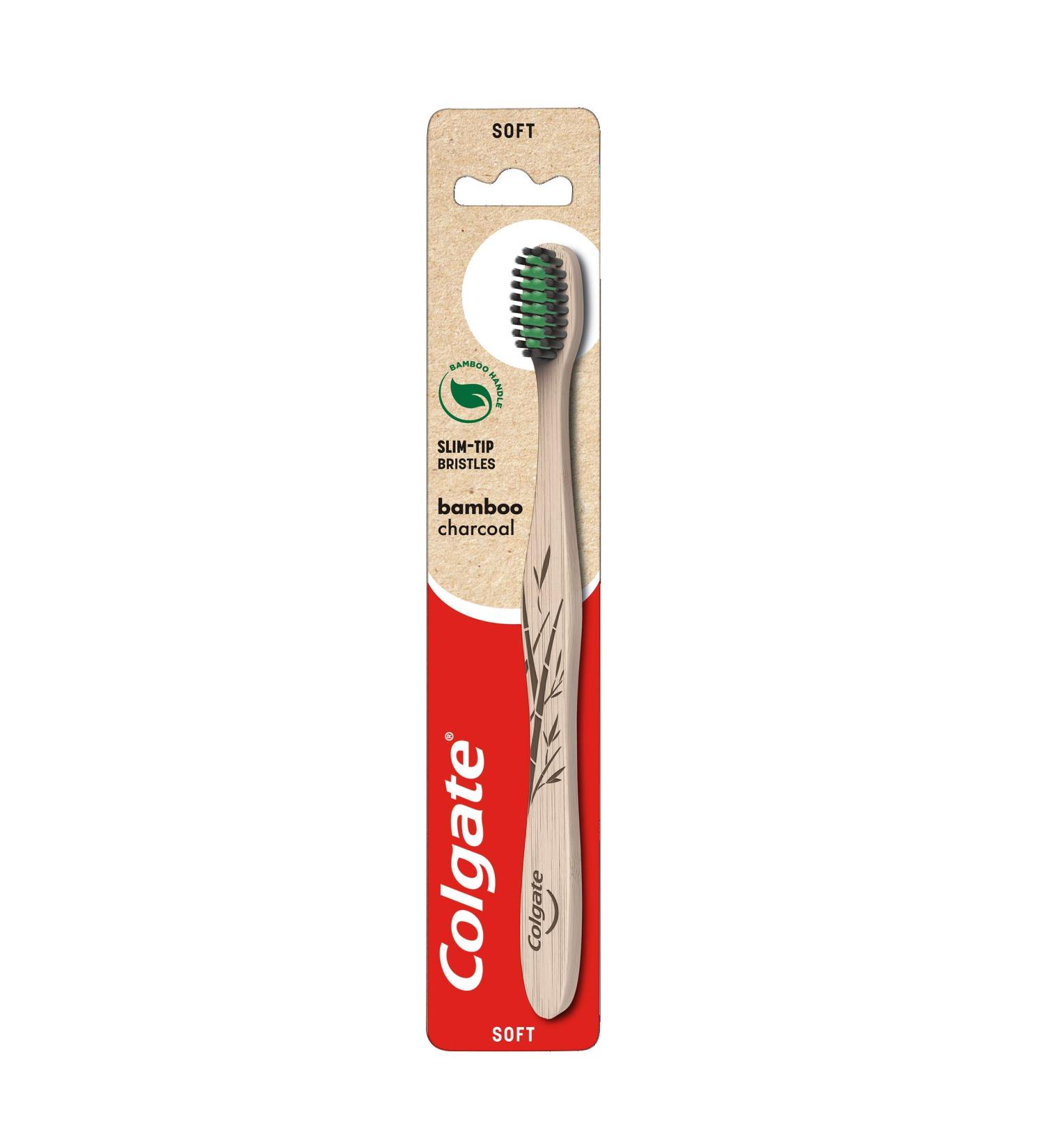 Buy Colgate Soft Bamboo Charcoal Toothbrush - Eco-Friendly Dental Care | International Shipping - Buy Online on GoSupps.com