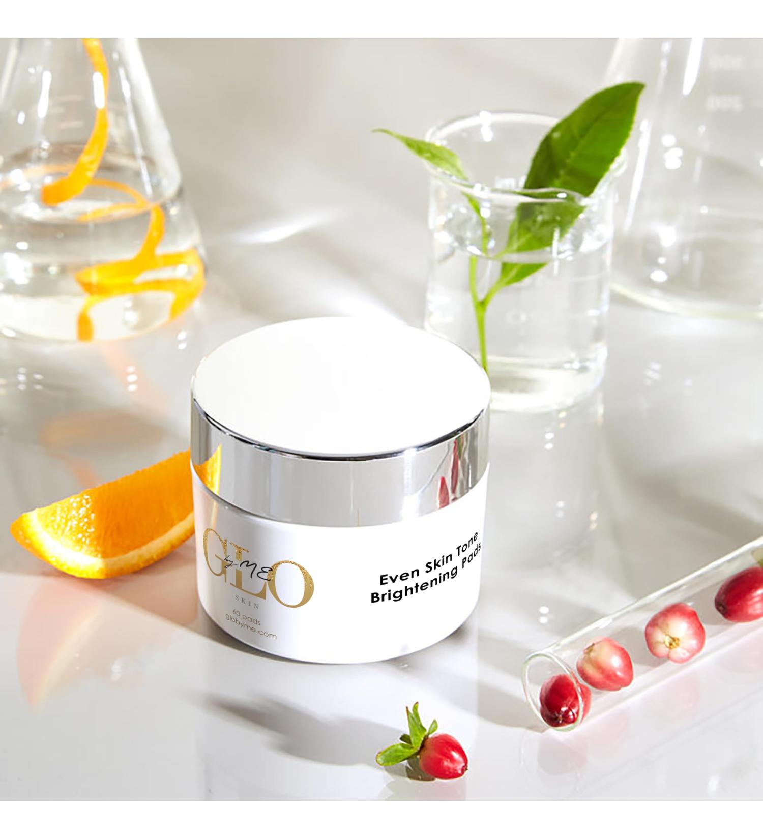 GLOBYME Skin - Brightening Pads with 2% Kojic Acid for Even Skin Tone & Discoloration Improvement - Non-HQ Formula - Buy Online on GoSupps.com