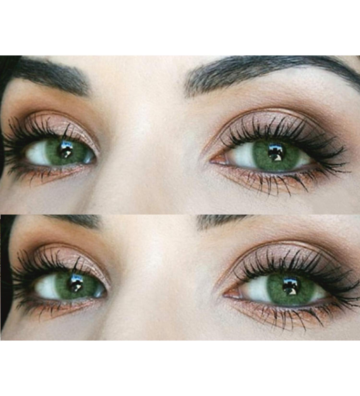 Buy Jasmine Green Silicone Comfort Contact Lenses - Natural Look -8.00 Diopters Includes Container - International Shipping Available - Buy Online on GoSupps.com