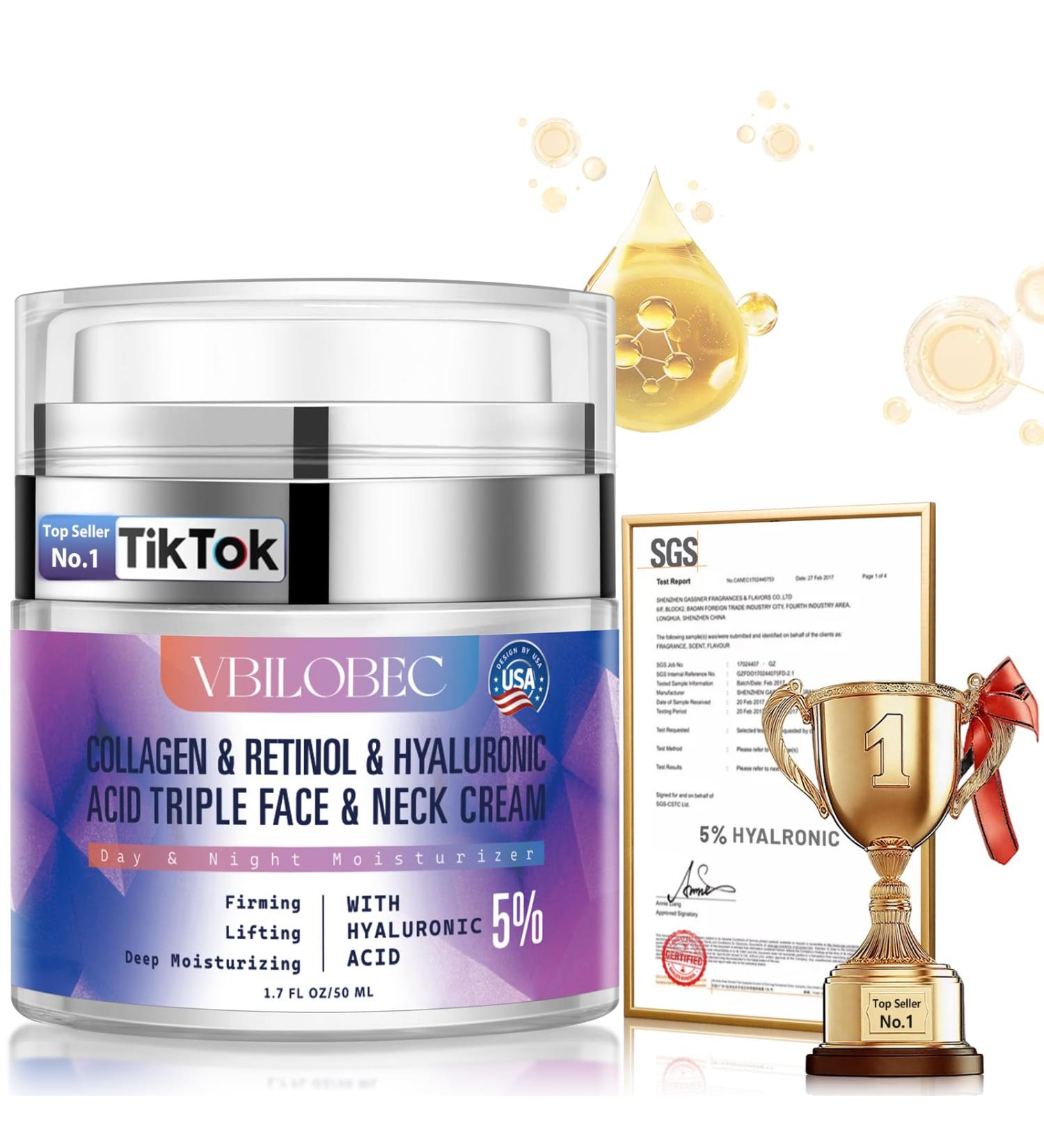 2025 Latest Neck Firming Cream: 30+ SGS Certified Used by Over 1M Fans Anti-aging Neck & Face Tightening Cream Lifting Moisturizer & suitable for face neck and upper chest 1.7 fl oz.for Women&Men2 - Buy Online on GoSupps.com