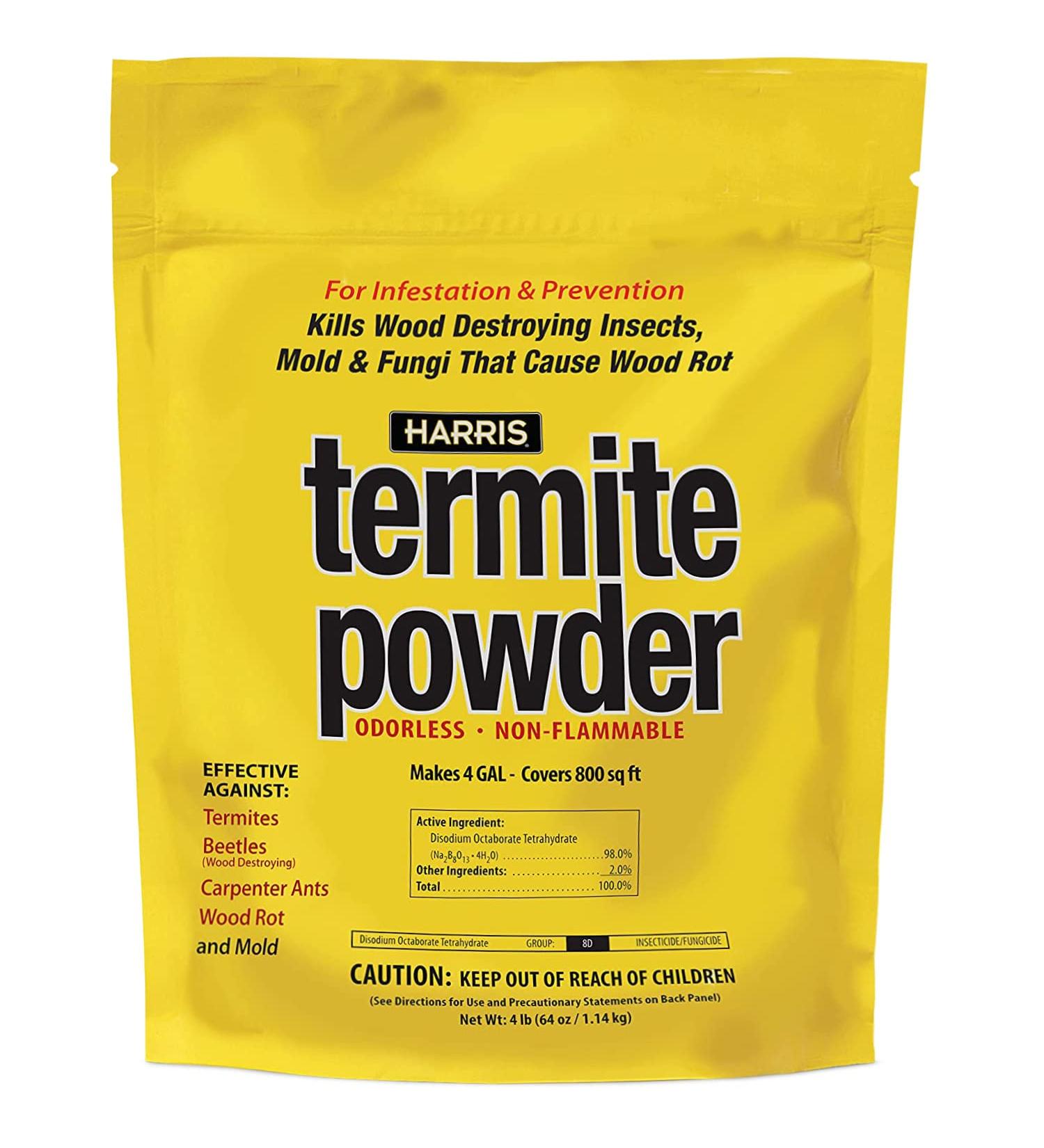 HARRIS Termite & Carpenter Ant Treatment 4lb Powder - Mold Killer & Prevention Spray - Buy Online on GoSupps.com