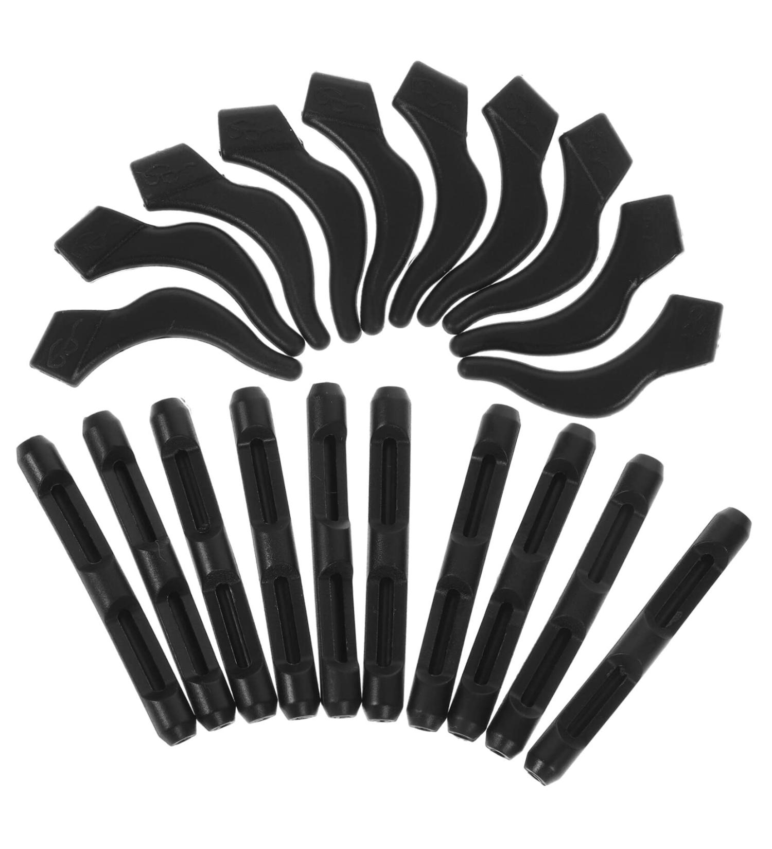 Yarnow 20 Pairs Anti-Slip Cover for Glasses - Slipproof Glasses Holder & Brake - Ideal for Kids & Glass Repair - 5.6x0.6cm - Buy Online on GoSupps.com