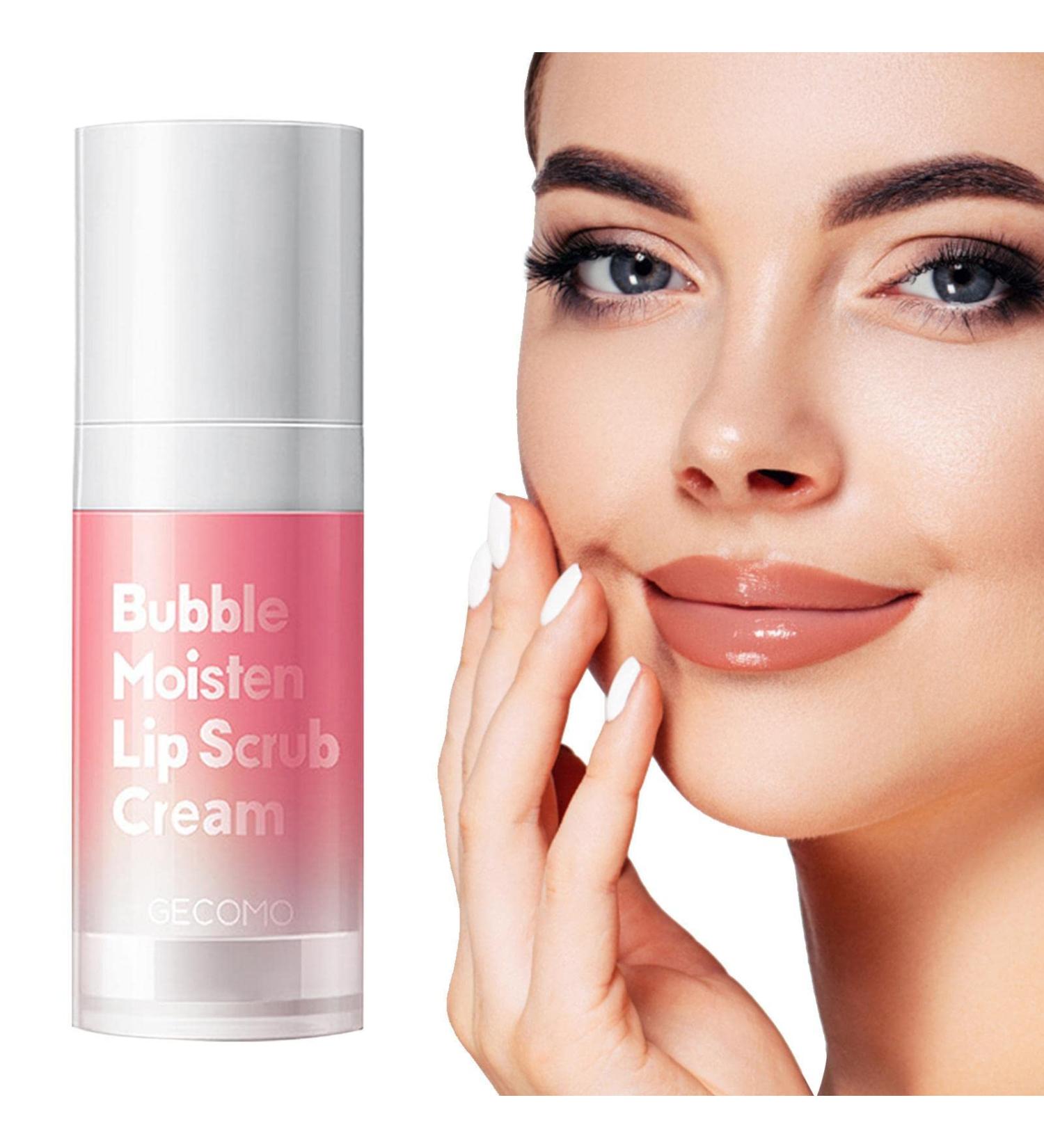 Lip Scrub - Bubble Lip Scrub - Exfoliating & Moisturizing | Moisturizing Lip Balm for Nighttime Lips - Effectively Moisturizes & Repairs Dry Lips Loupsiy - Buy Online on GoSupps.com