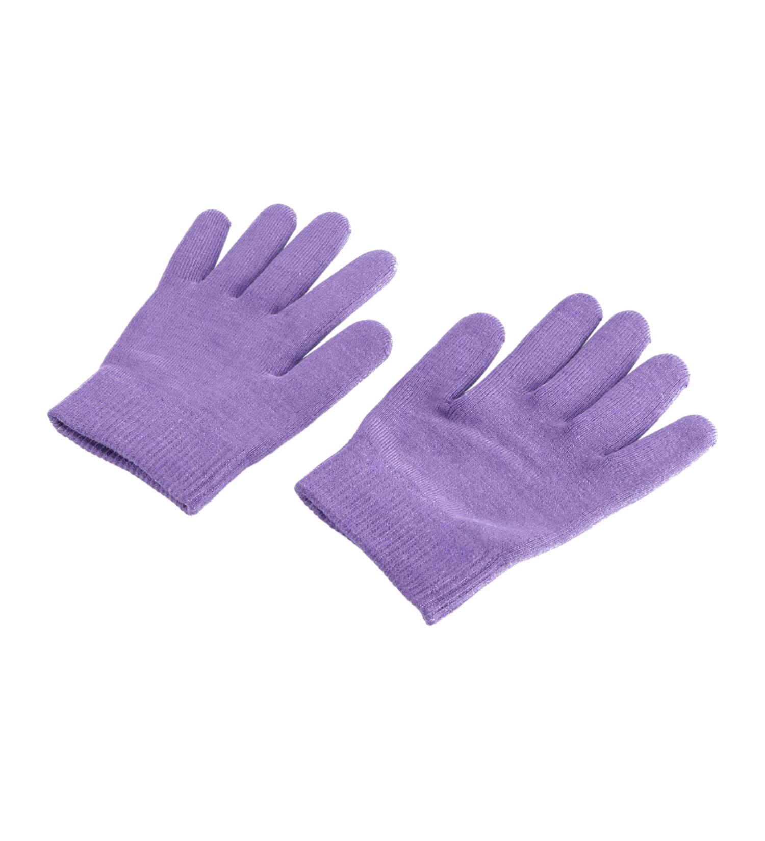  minkissy minkissy 1 Pair Adult Skin Care Gel Gloves Essential Oil Moisturizing Gloves (Purple) - Buy Online on GoSupps.com