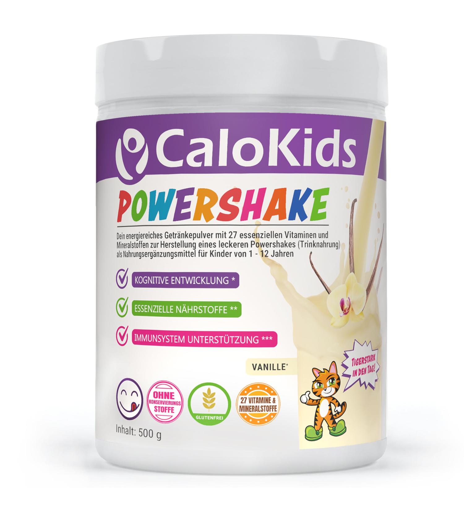  CALOVITAL CaloKids Drinkable Food for children aged 1 to 12 years 27 vitamins minerals and proteins to support growth development - Buy Online on GoSupps.com