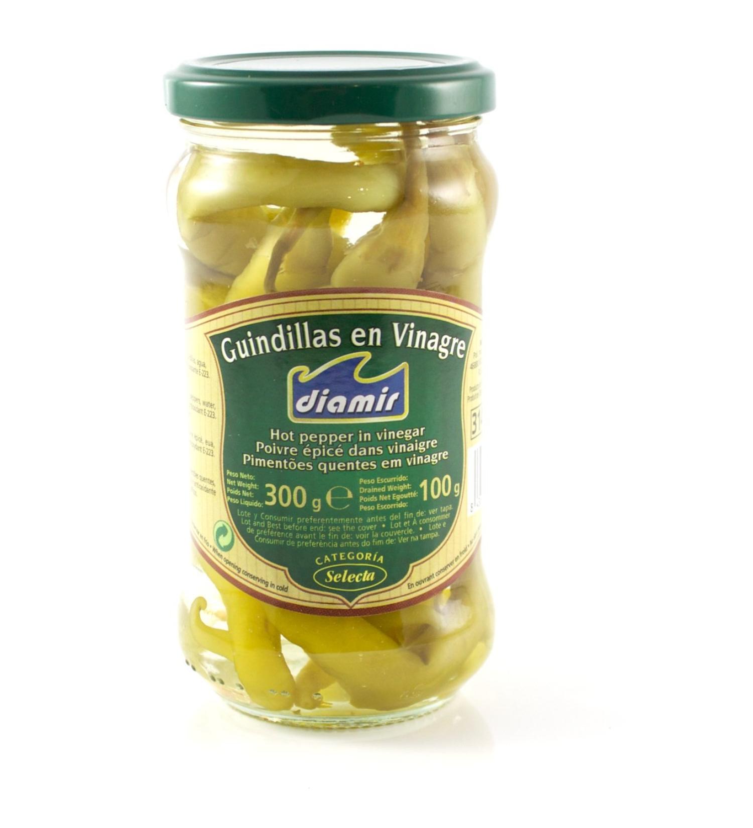 Guindillas - pickled green peppers
