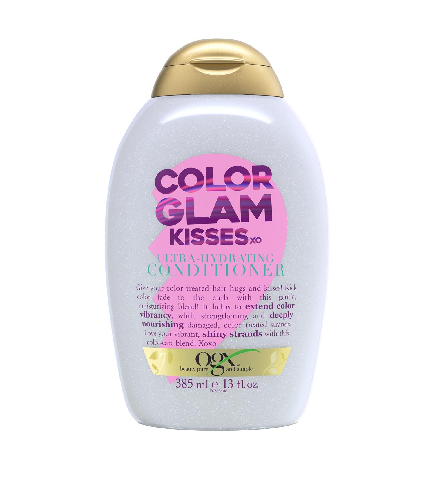 OGX Kandee Johnson Hugs & Kisses Ultra Hydrating Conditioner - Sulfate-Free Moisturizing for Color-Treated Hair 13 oz - Buy Online on GoSupps.com