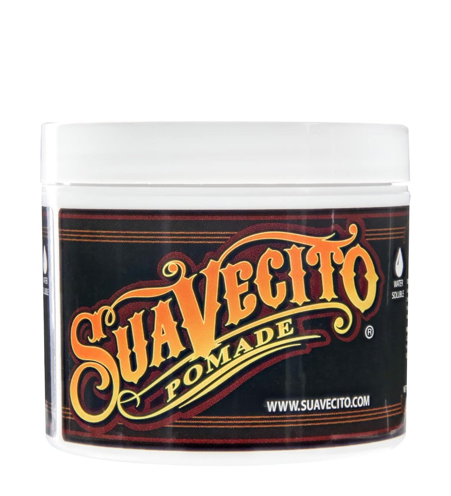 Suavecito Pomade Original Hold 4 oz - Medium Hold Hair Pomade For Men - Water Based Wax Like Gel - All Day Hold & Medium Shine - Easy Wash Out - Flake Free - Ideal for All Hairstyles - Buy Online on GoSupps.com