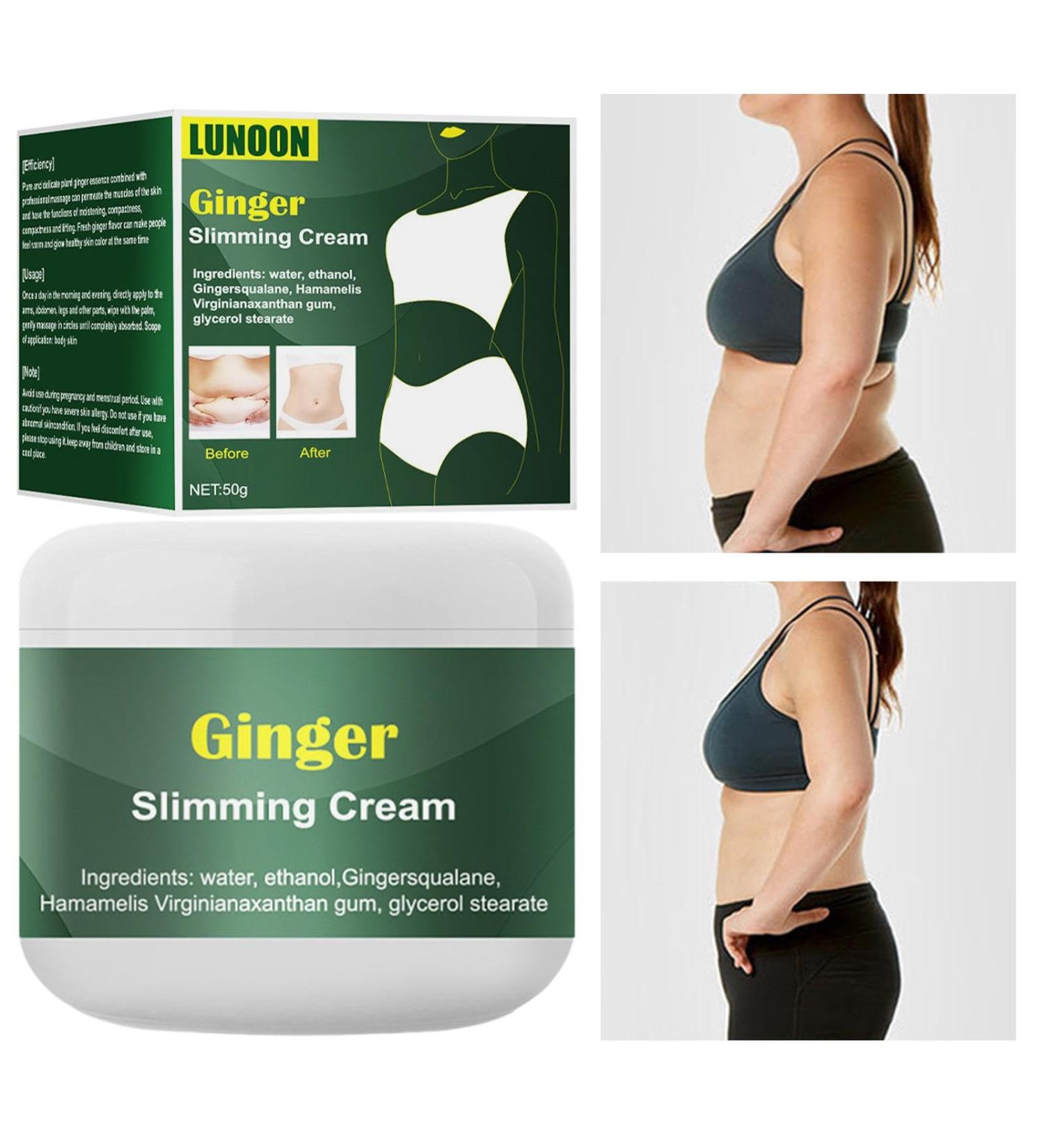 Cypreason Body Tight Cream 50g - Fat-Burning Ginger Slimming Cream for Women Effective Weight Reduction & Abdominal Tuck - Buy Online on GoSupps.com