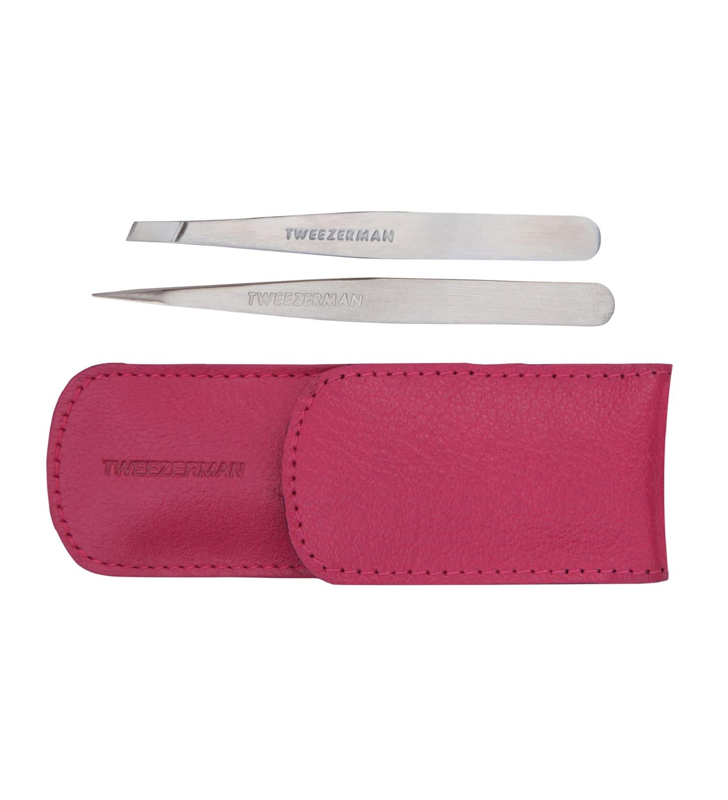 Tweezerman Petite Tweeze Set - Assorted Colors & Pouches | Precision Tweezers - Buy Online on GoSupps.com