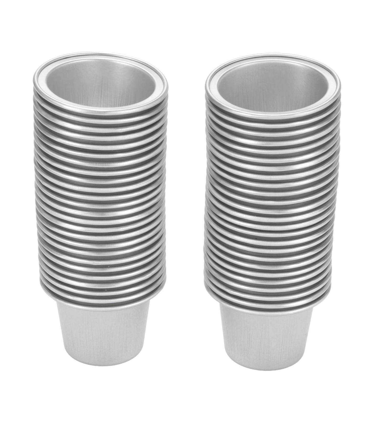 Capsules de caf Couvercles en Aluminium Joint Frais pour Dosettes de caf Autocollants et Brosse pour Usage Domestique 50 Pi ces Capsules de 15ml (Argent) - Buy Online on GoSupps.com