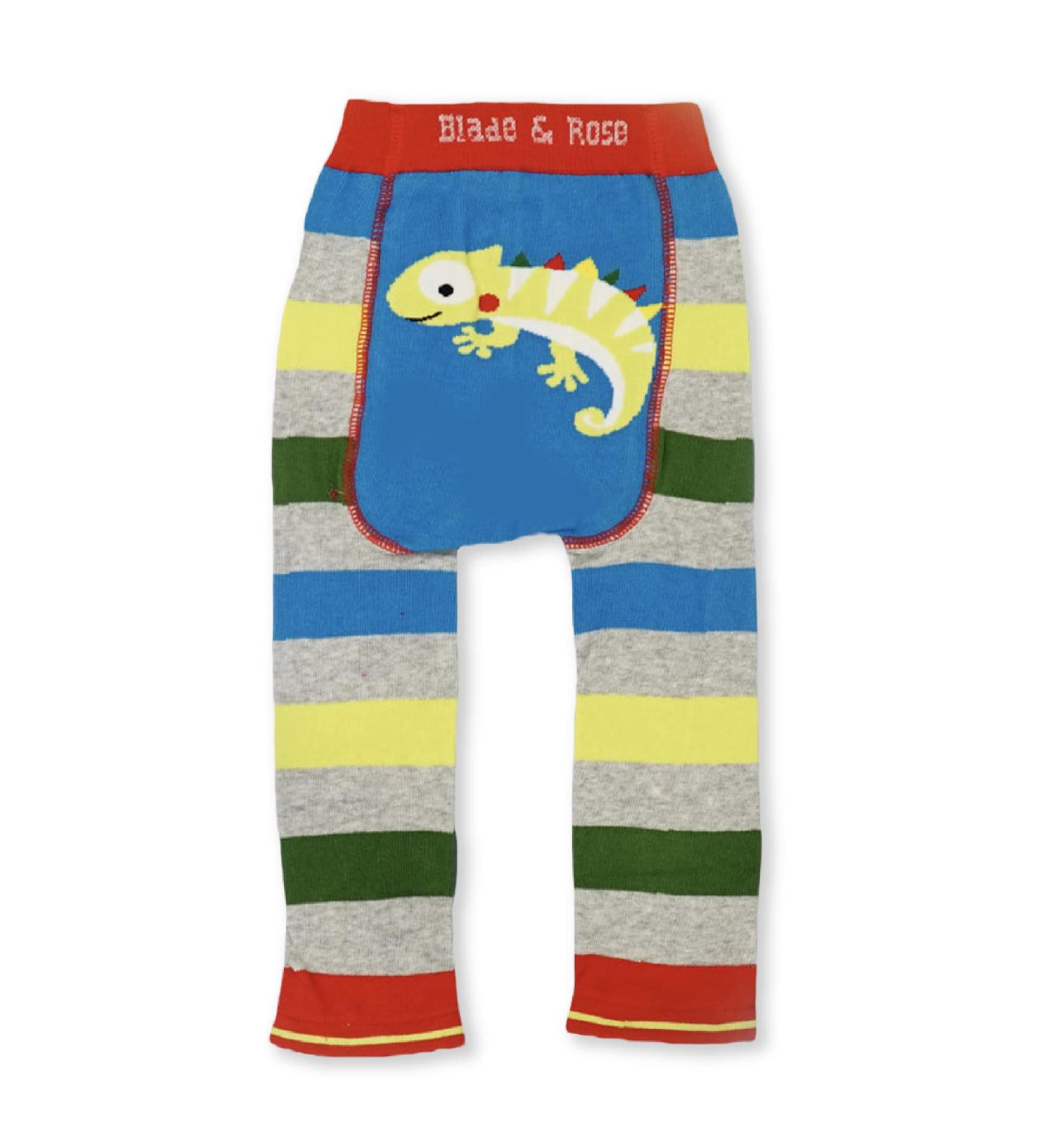 Blade & Rose Chameleon Leggings | Multicoloured Stripes | Toddler & Baby Knit Leggings - Buy Online on GoSupps.com