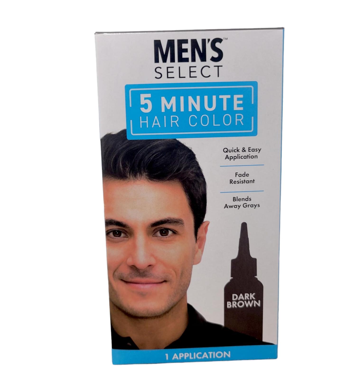 Men's Select 5 Minute Hair Color - Dark Brown Hair Dye for Quick Results | Fast Shipping Worldwide - Buy Online on GoSupps.com