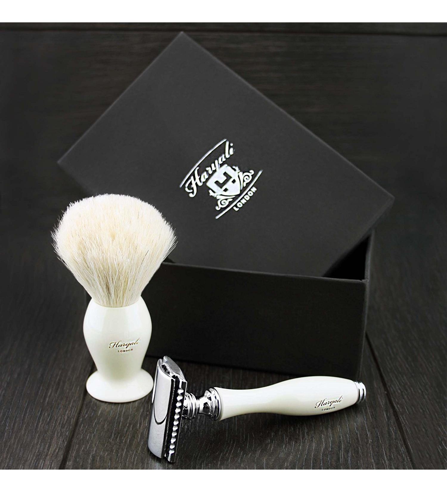 Haryali London Sophist Collection Dachshaar Rasierpinsel & Rasierapparat - Elegante Handmontage f r Perfekte Rasur | Internationaler Versand - Buy Online on GoSupps.com