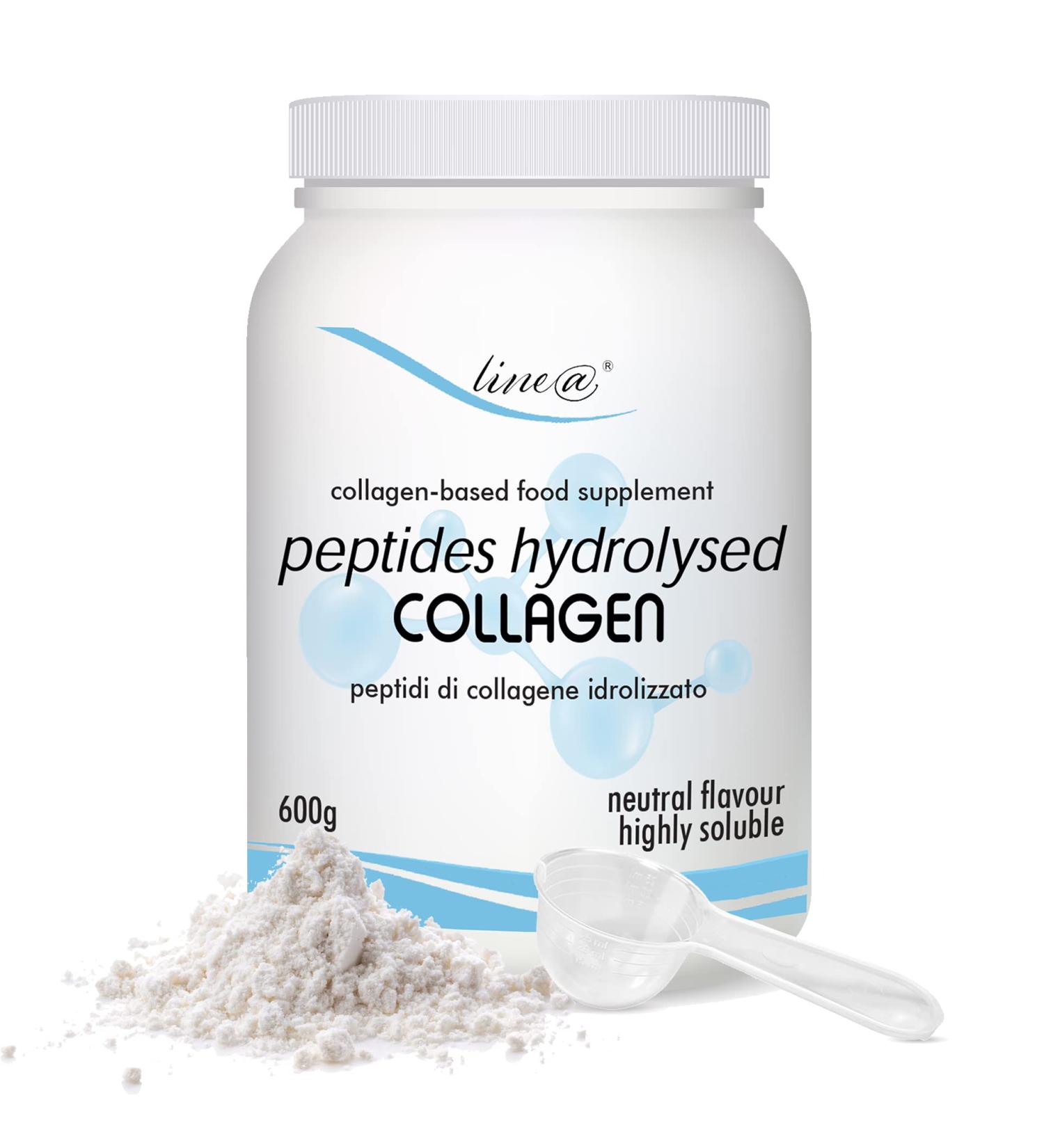Line Diet Collagen Powder 600g | Hydrolyzed Collagen Peptides | Highly Soluble & Unflavored (600g) - Buy Online on GoSupps.com