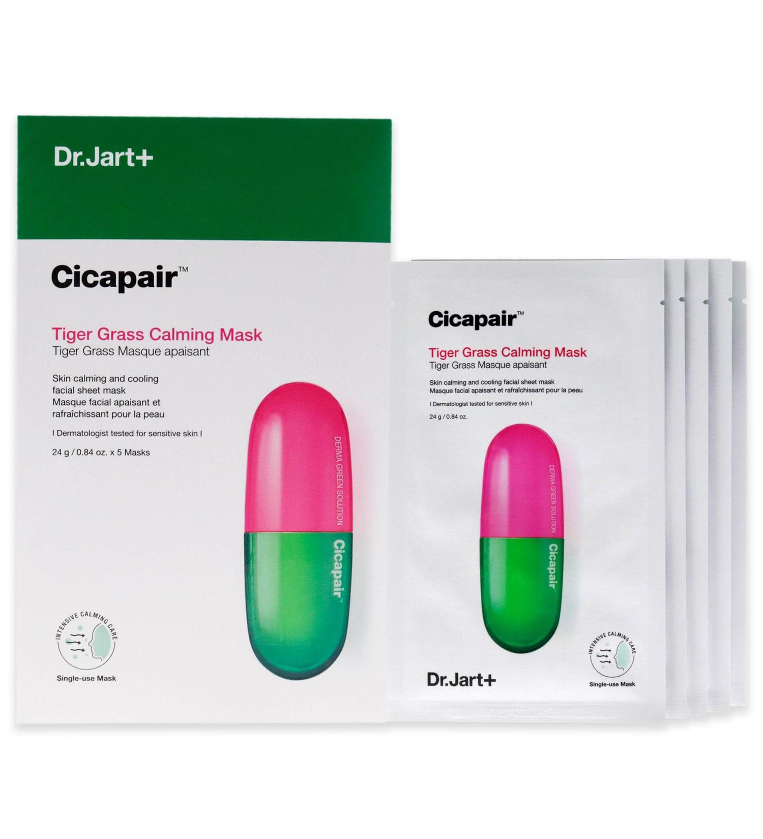 Dr. Jart+ Cicapair Tiger Grass Calming Mask 5 oz - Unisex | Skin Soothing Face Mask - Buy Online on GoSupps.com