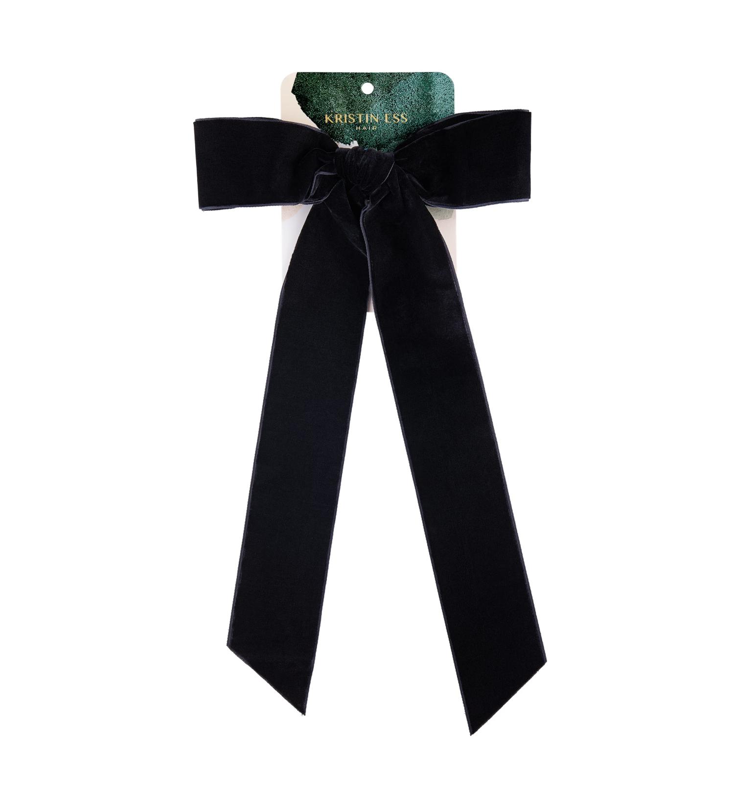 Kristin Ess Bow Slide - Black | Stylish Hair Accessory - Buy Online on GoSupps.com