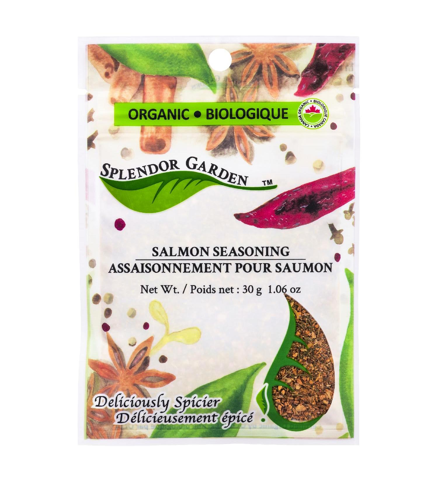 Splendor Garden organic Salmon Seasoning 30.0 Gram 30 g (Pack of 1) - Buy Online on GoSupps.com