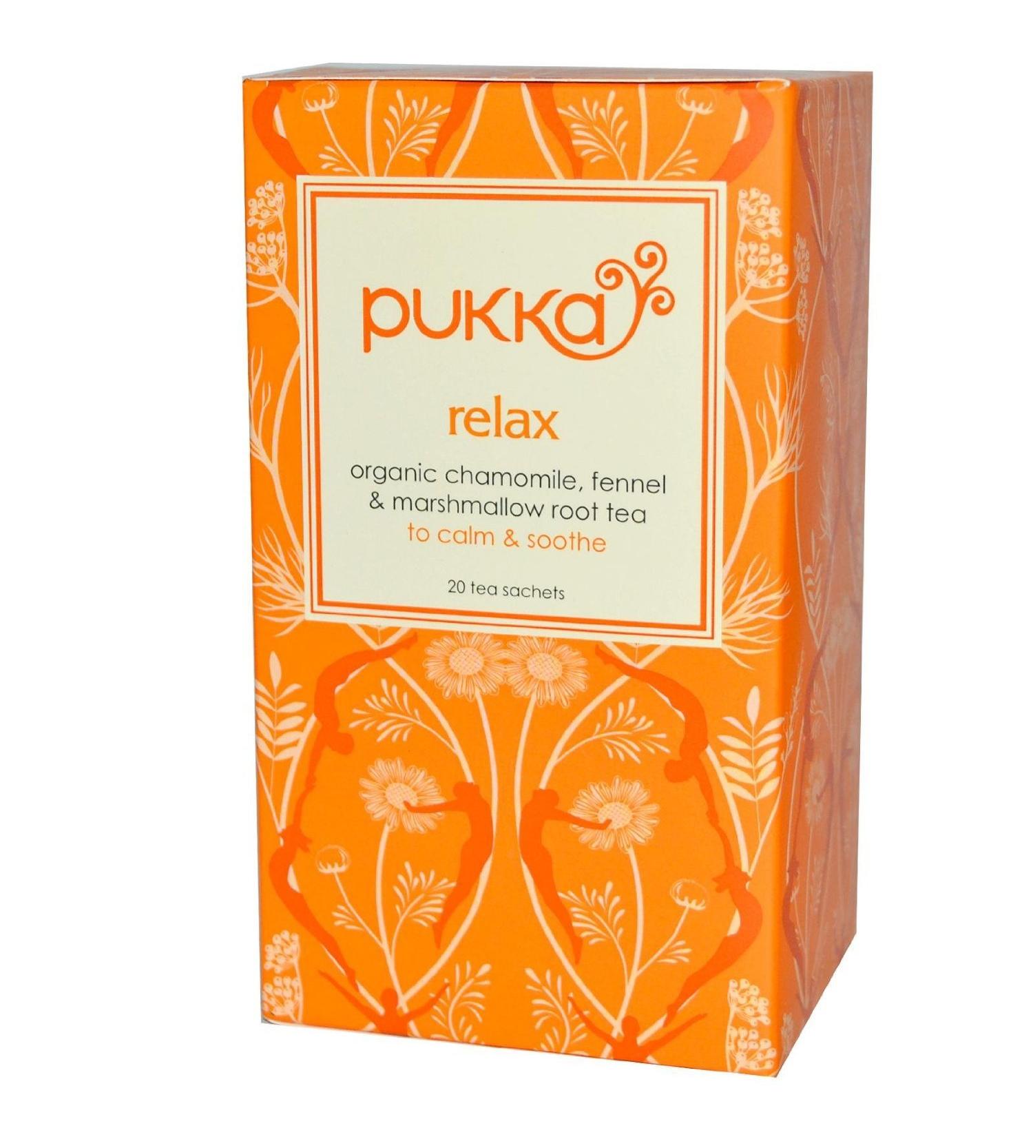 Pukka Pukka Relax Pack of 4 tea bags (20 bags total)