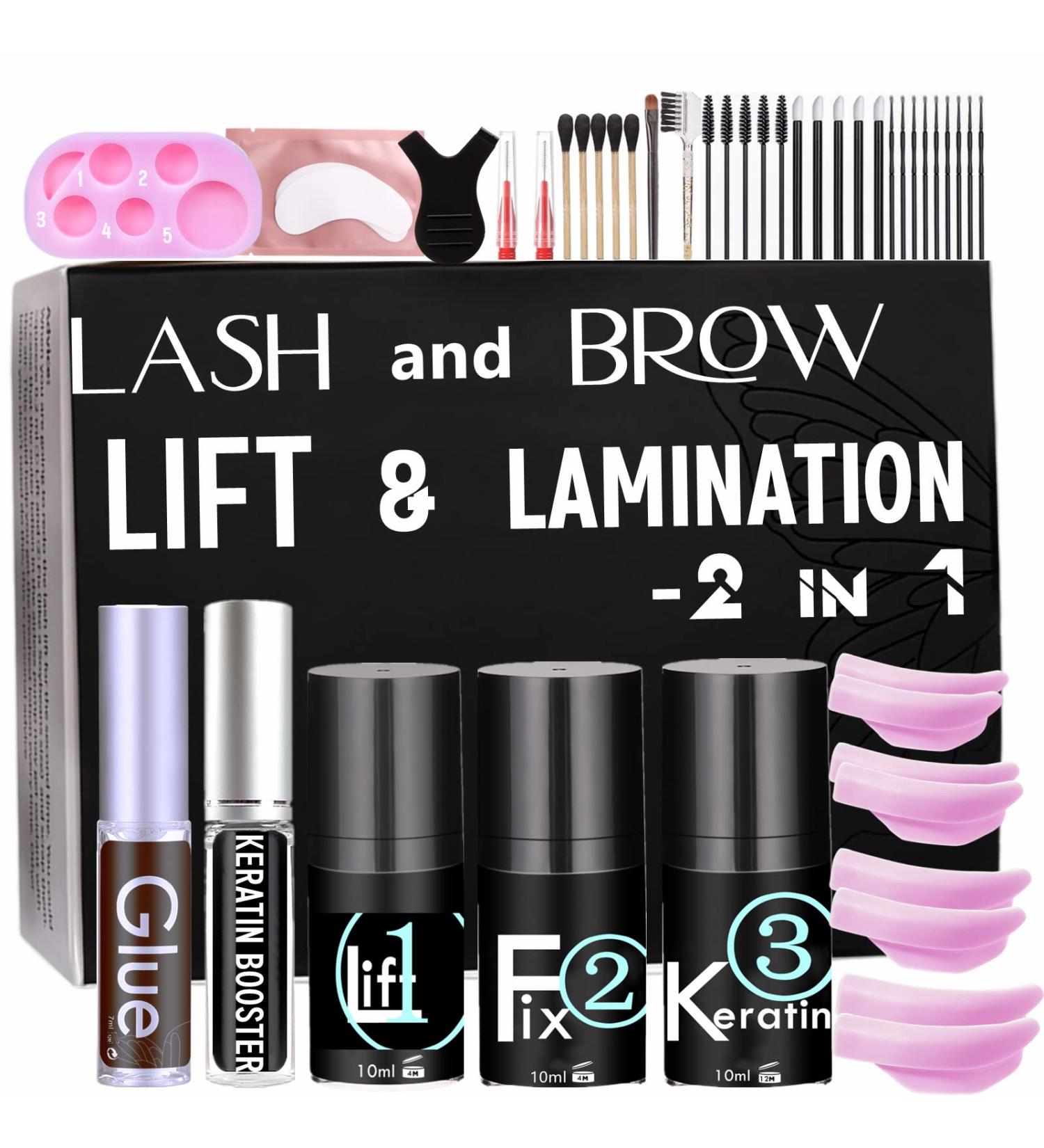 Ultimate Lash Lift Kit & Eyebrow Lamination - Fast 5 Min Eyelash Perm for Home & Professional Use - Buy Online on GoSupps.com