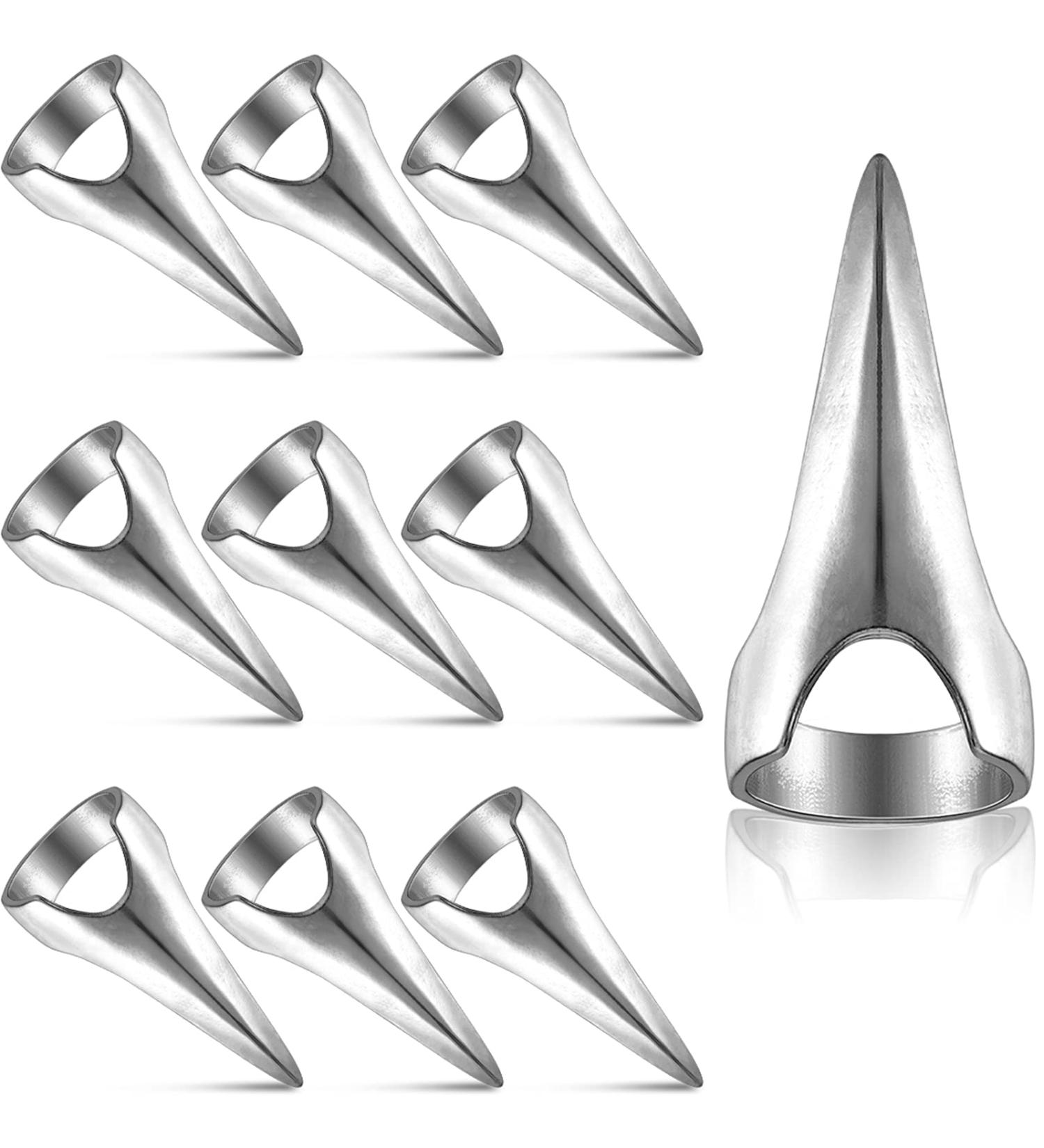 10 PCS Hair Parting Sectioning Tool Rings for Braids & Styling - Silver - Buy Online on GoSupps.com