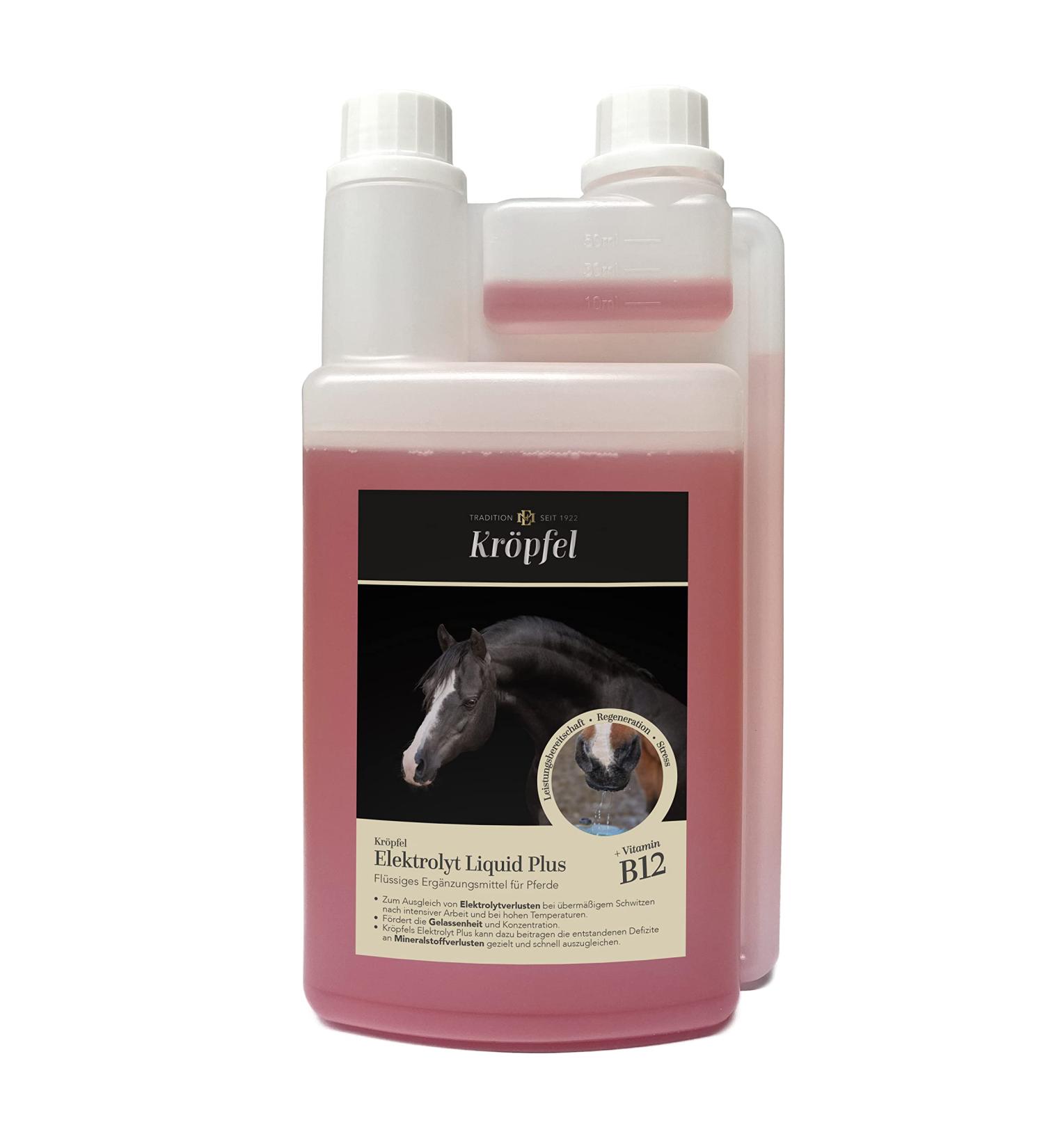 Kr pfel Elektrolyt Liquid Plus 1000 ml | Mineral Feed & Liquid Nutritional Supplements for Sports Horses & Ponies | Supplementary Feed for Racing Horses - Buy Online on GoSupps.com