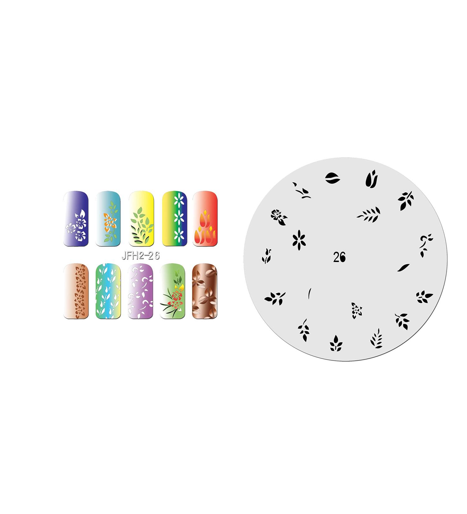 Fingernail stencil (airbrush nail art) Fengda JFH02-026