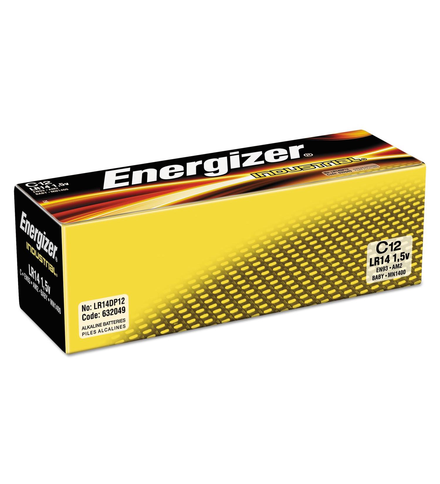 Energizer EN93 Industrial Alkaline Battery C 12/BX