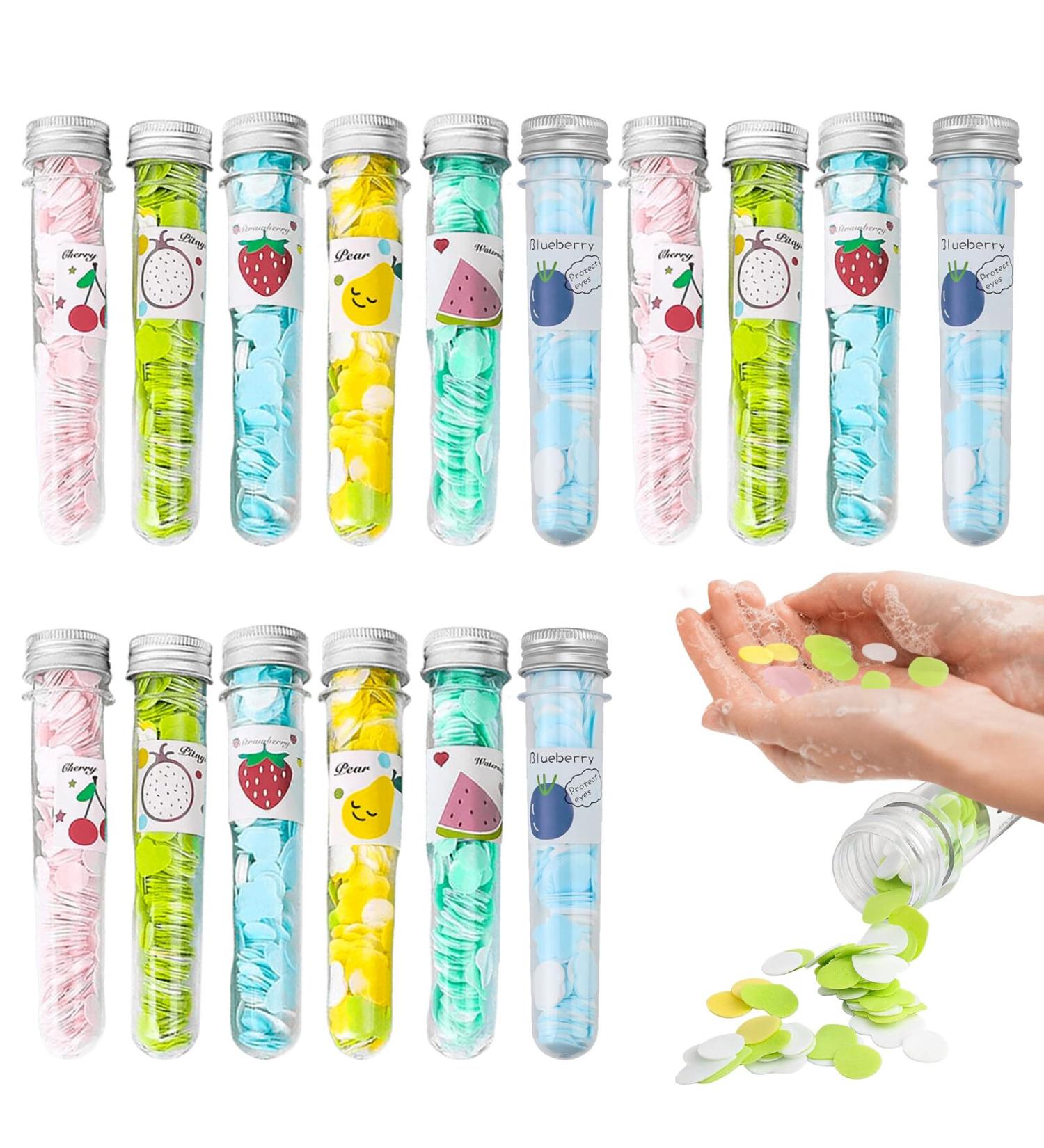 Buy Womeyo 16-Piece Soap Leaves | Travel-Ready Disposable Paper Soap for Camping Hiking & Outdoor Adventures - Fruit Series - Buy Online on GoSupps.com