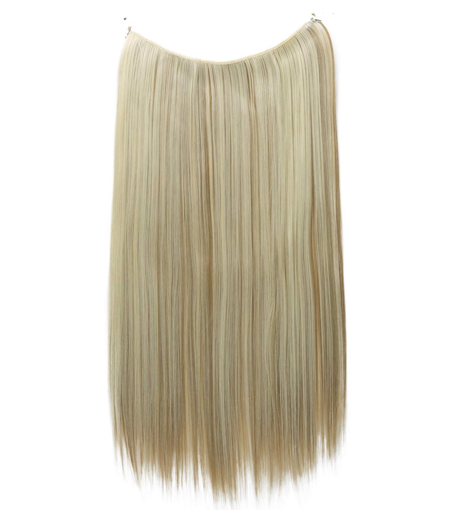 CAISHA 50cm Hair Extension with Rubber Band - Blond Mix Strands #27H613 | Premium Tresse Hair Extensions for International Shipping - Buy Online on GoSupps.com