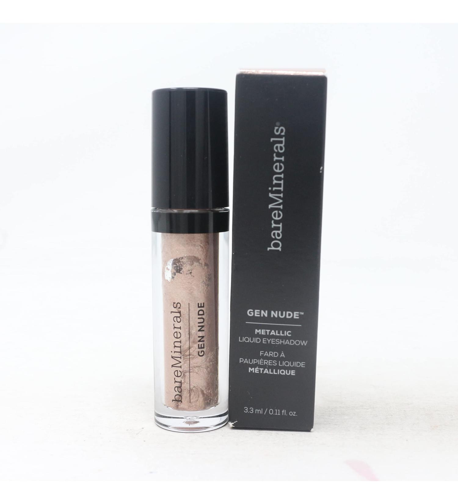 BAREMINERALS/GEN NUDE METALLIC LIQUID EYE SHADOW (PINK OPAL) 0.11 OZ (3.3 ML)