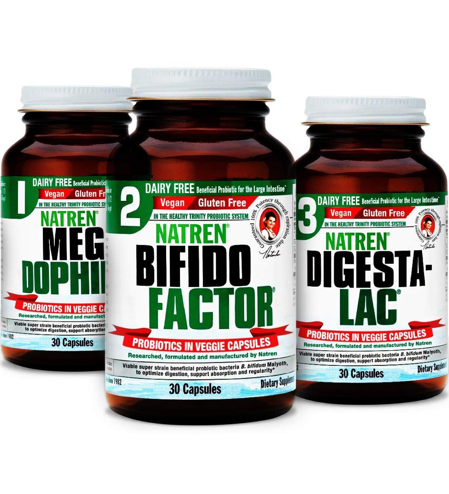 Natren Healthy Start Dairy Free Probiotic System â€“ 90 Capsules for Improved Digestion - Buy Online on GoSupps.com