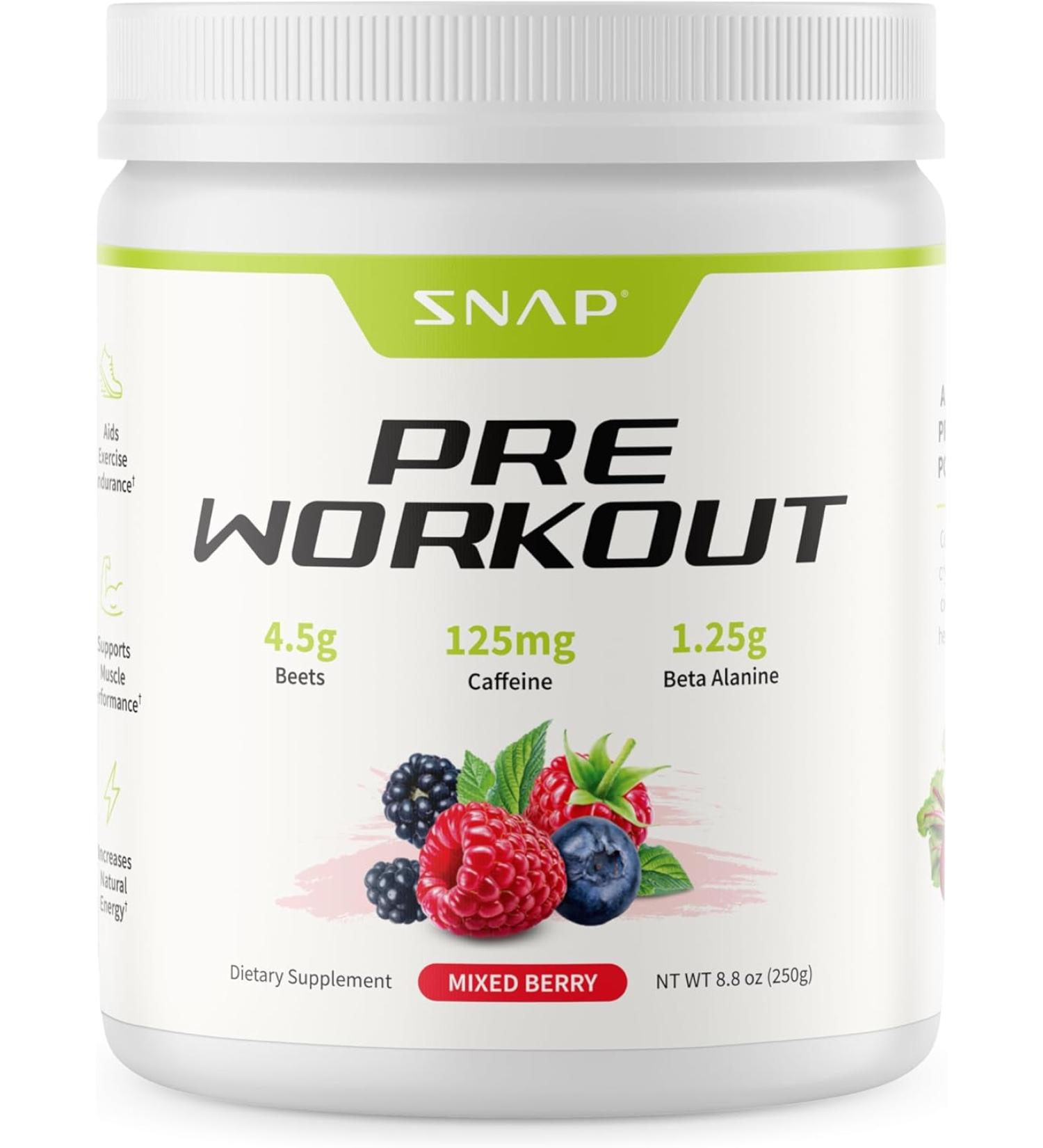 Pre Workout Beet Root Powder - Organic Nitric Oxide Pre Workout Booster  Natural Energy & Blood Flow - Beets Superfood Support Muscle Performance  Heart Health & Endurance  250g (30 Servings) - Buy Online on GoSupps.com