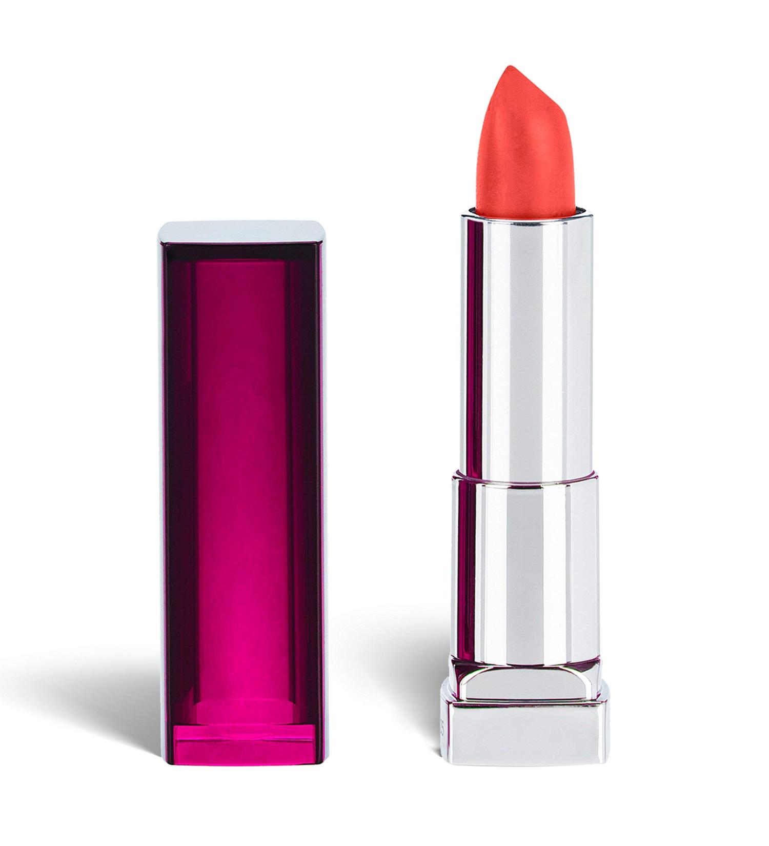 Maybelline Color Sensational Satin Lipstick in Shocking Coral - 0.15oz - Buy Online on GoSupps.com