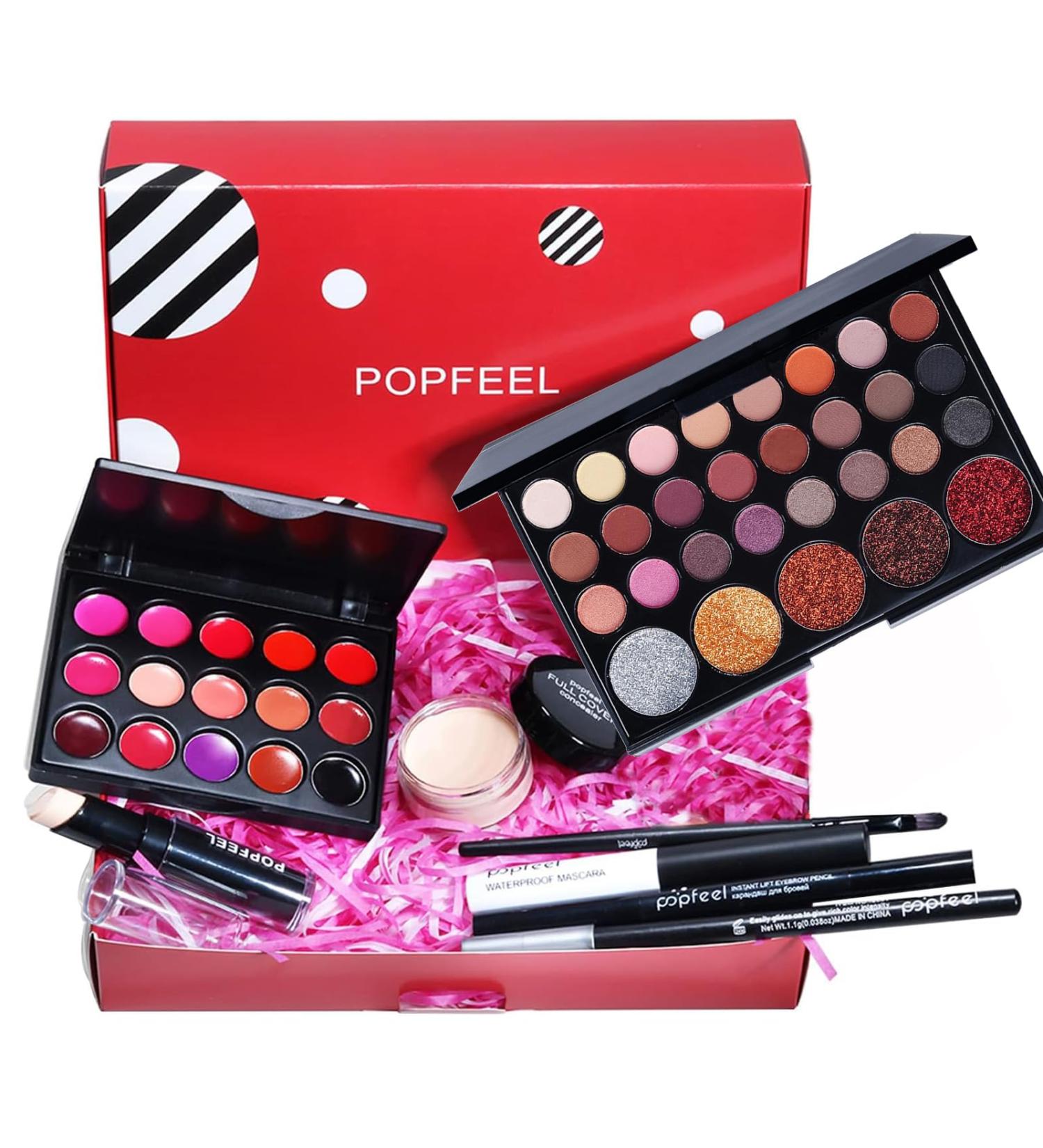 RoseFlower Makeup Kit for Women All in One Makeup Gift Set for Women and Teen Girl Full Makeup Kit with Eyeshadow Palette Mascara Eyeliner Pencil Eye Shadow Brush 132 - Buy Online on GoSupps.com