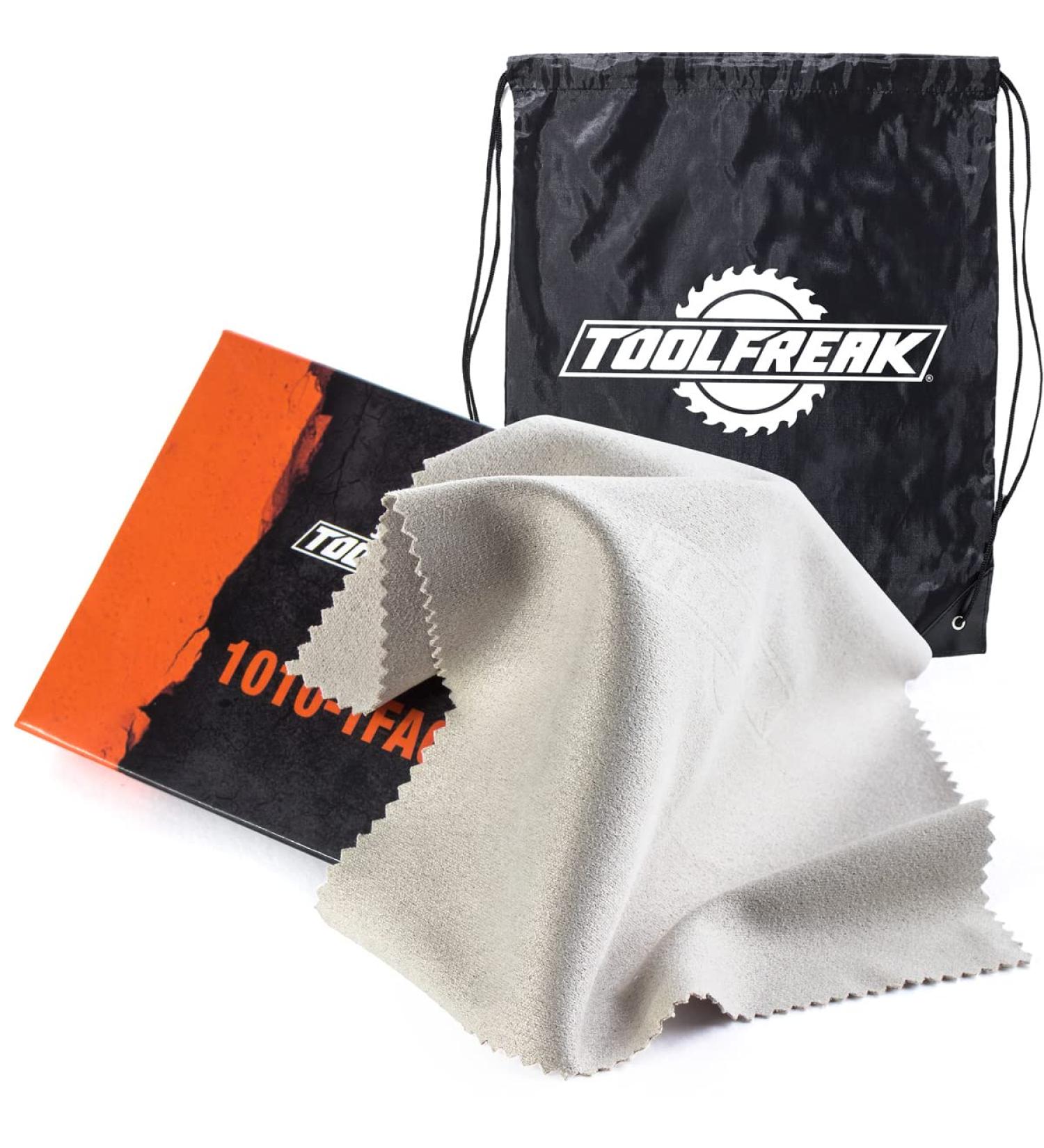 ToolFreak Anti Fog Lens Cloth 2 Pack - Prevents Fogging on Glasses Cameras & Mirrors for 74 Hours - Reusable Safe Odourless Includes Drawstring Bag - Buy Online on GoSupps.com