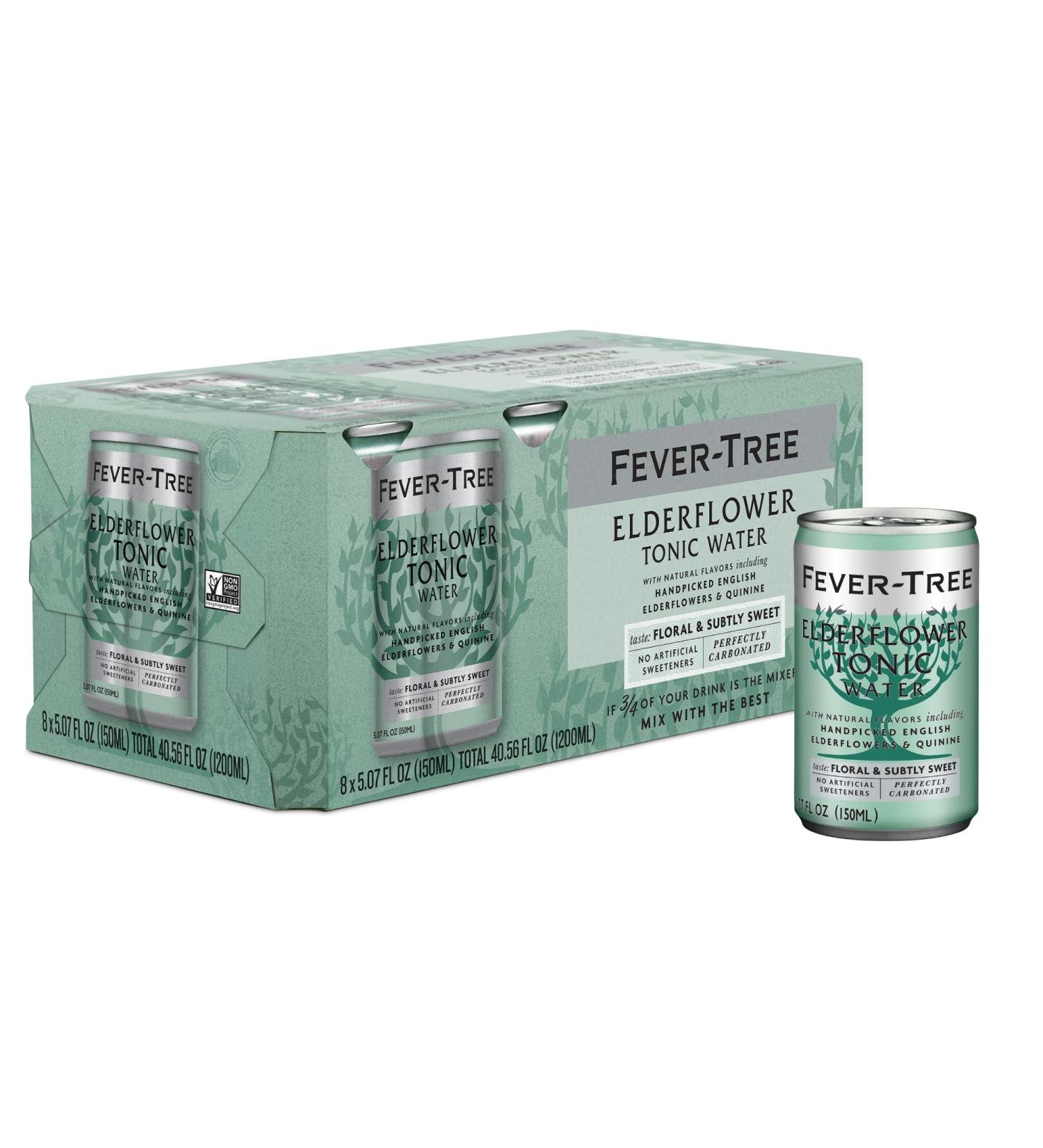 Fever-Tree Light Elderflower Tonic Water 8 x 150ml - Buy Online on GoSupps.com